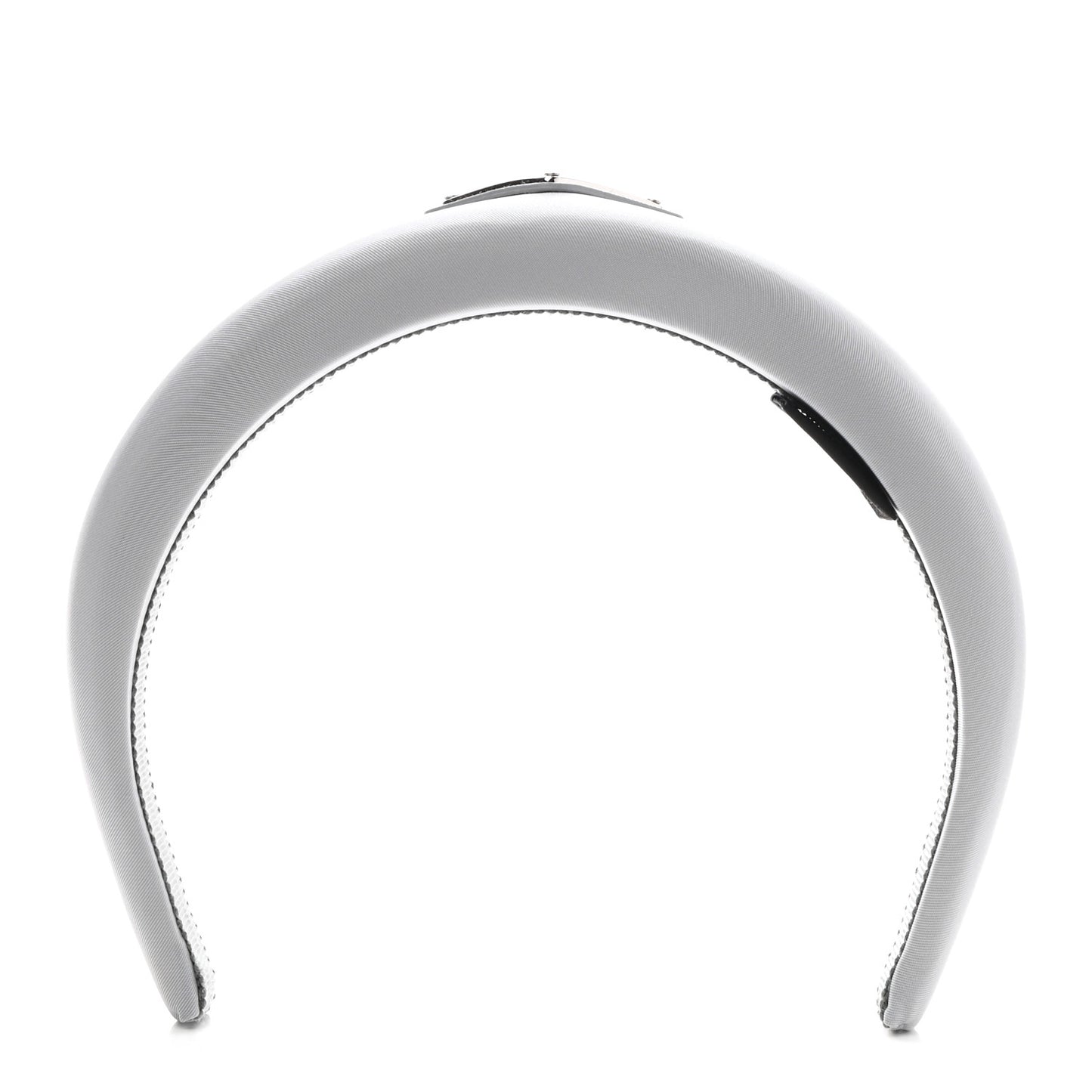 Re-Nylon Triangle Logo Headband Fiordaliso