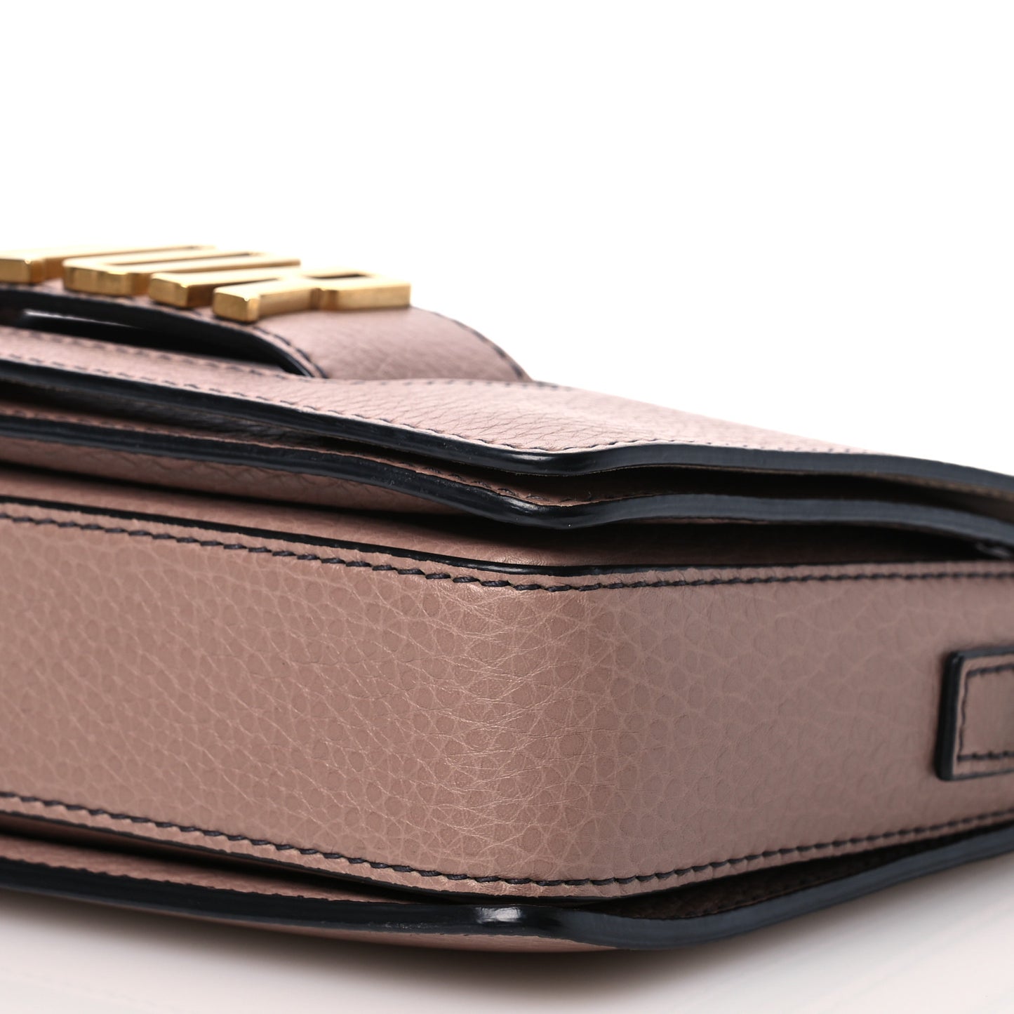 Grained Calfskin Dio(r)evolution Flap Bag Old Rose