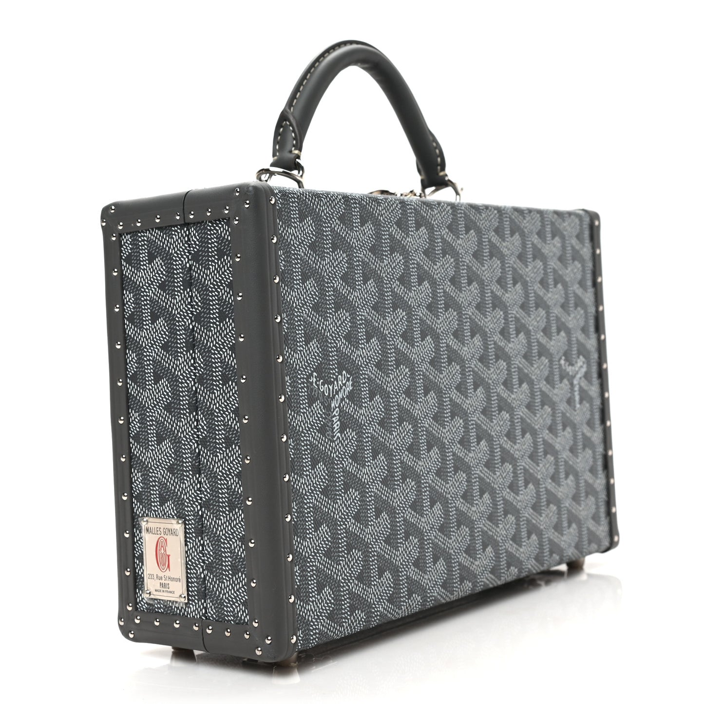 Goyardine Grand Hotel Trunk Bag Grey