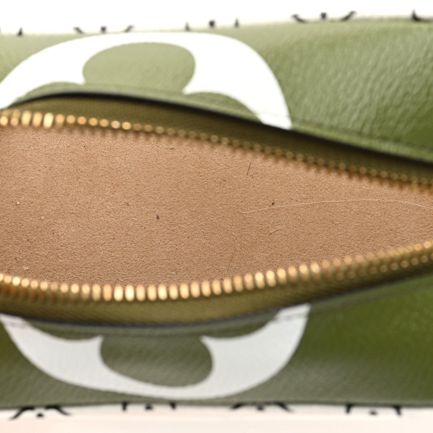 Monogram Giant Beach Pouch Kaki