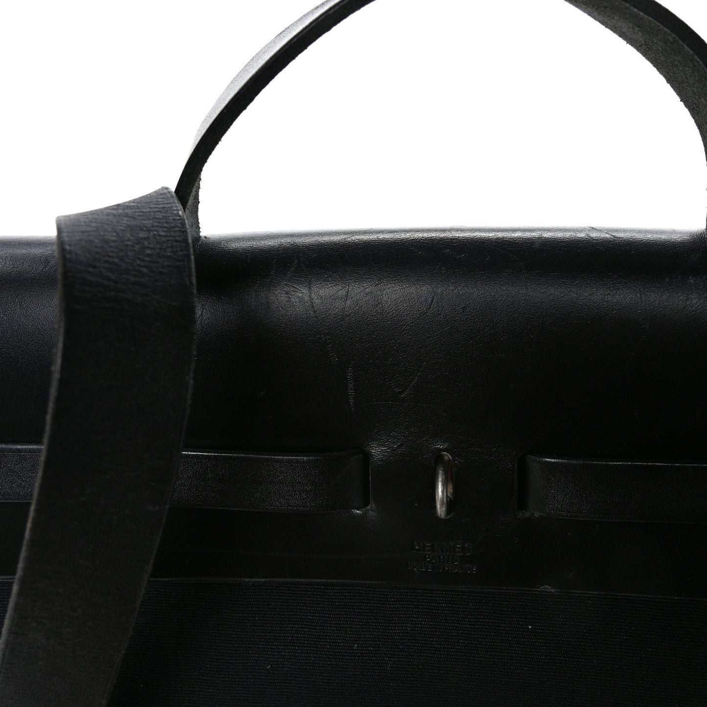 Toile Vache Calfskin Herbag 39 MM Black