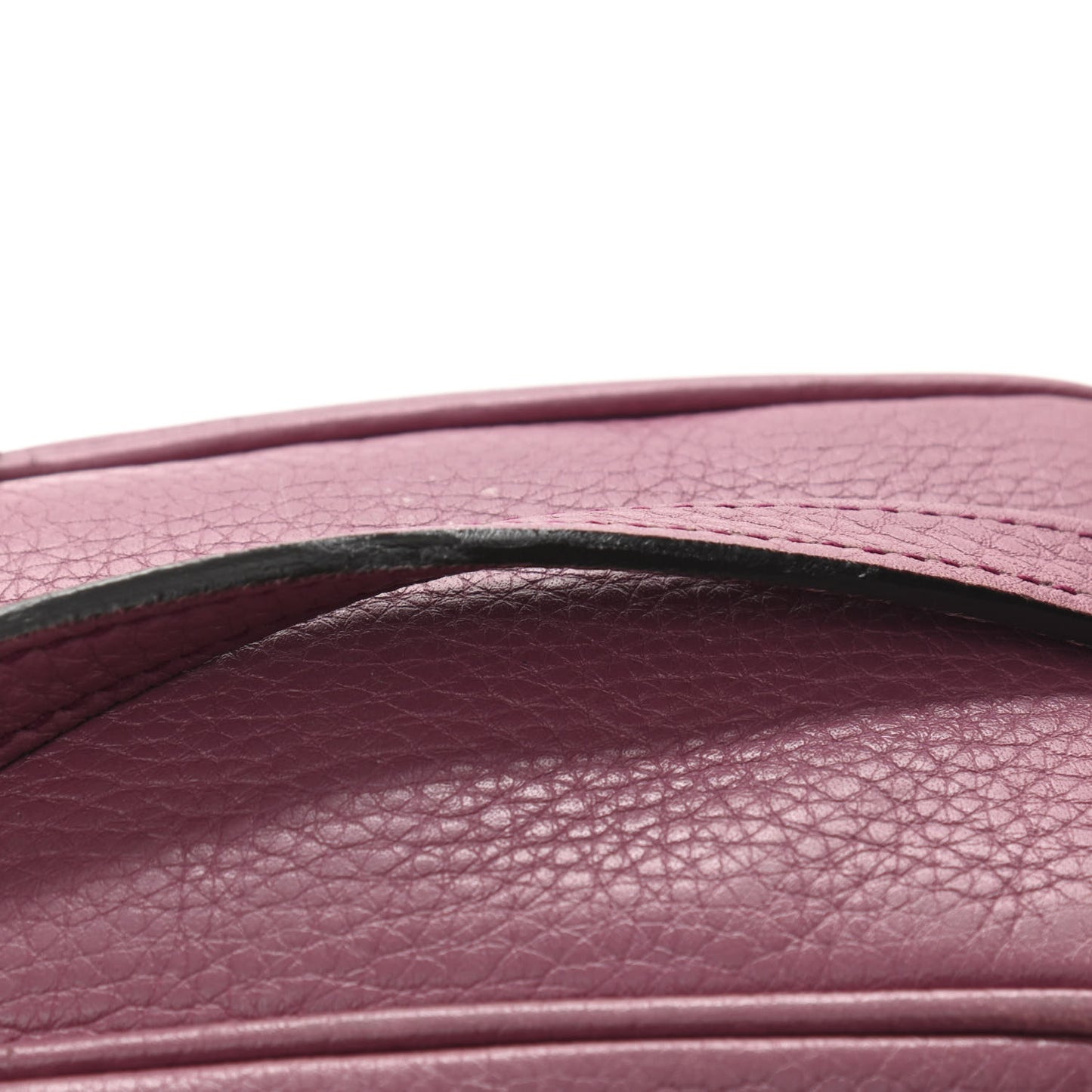 Pebbled Calfskin Small Soho Disco Bag Peonia Flower