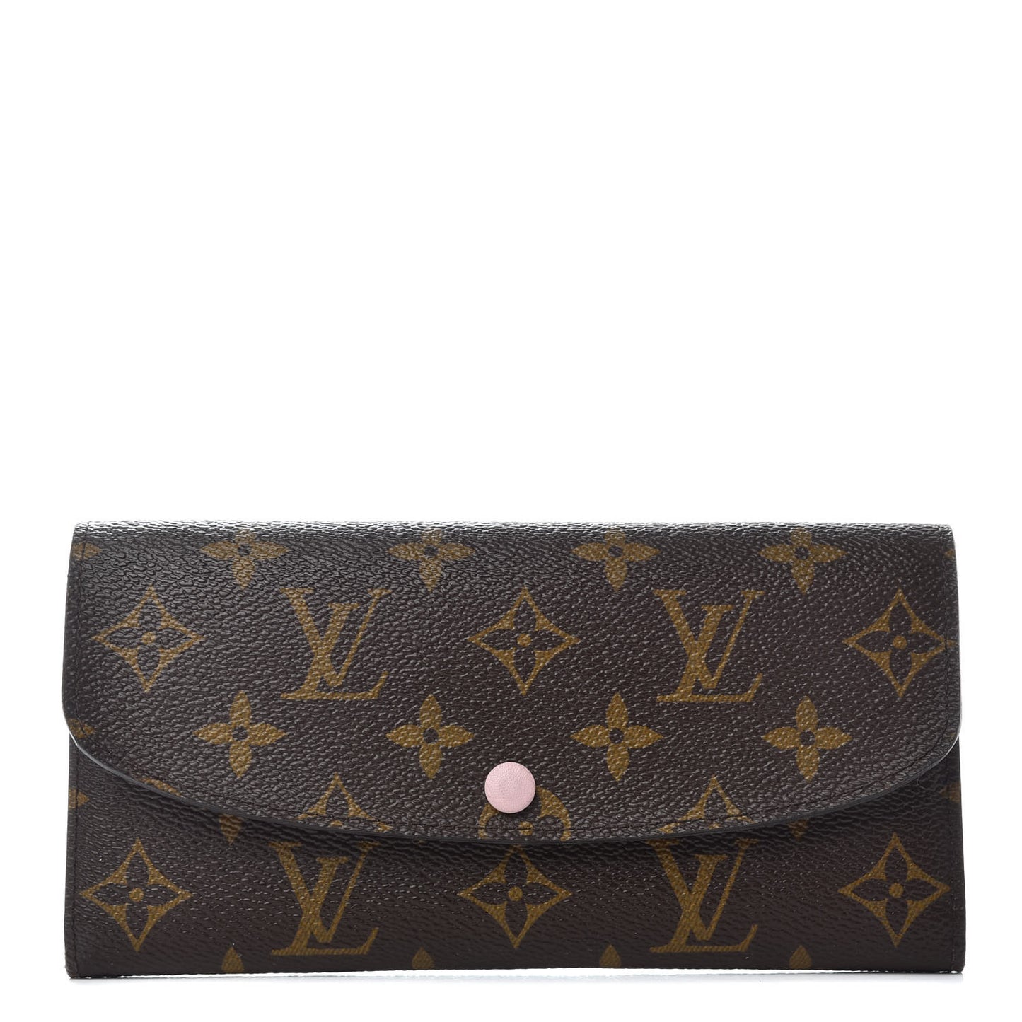 Monogram Emilie Wallet Rose Ballerine