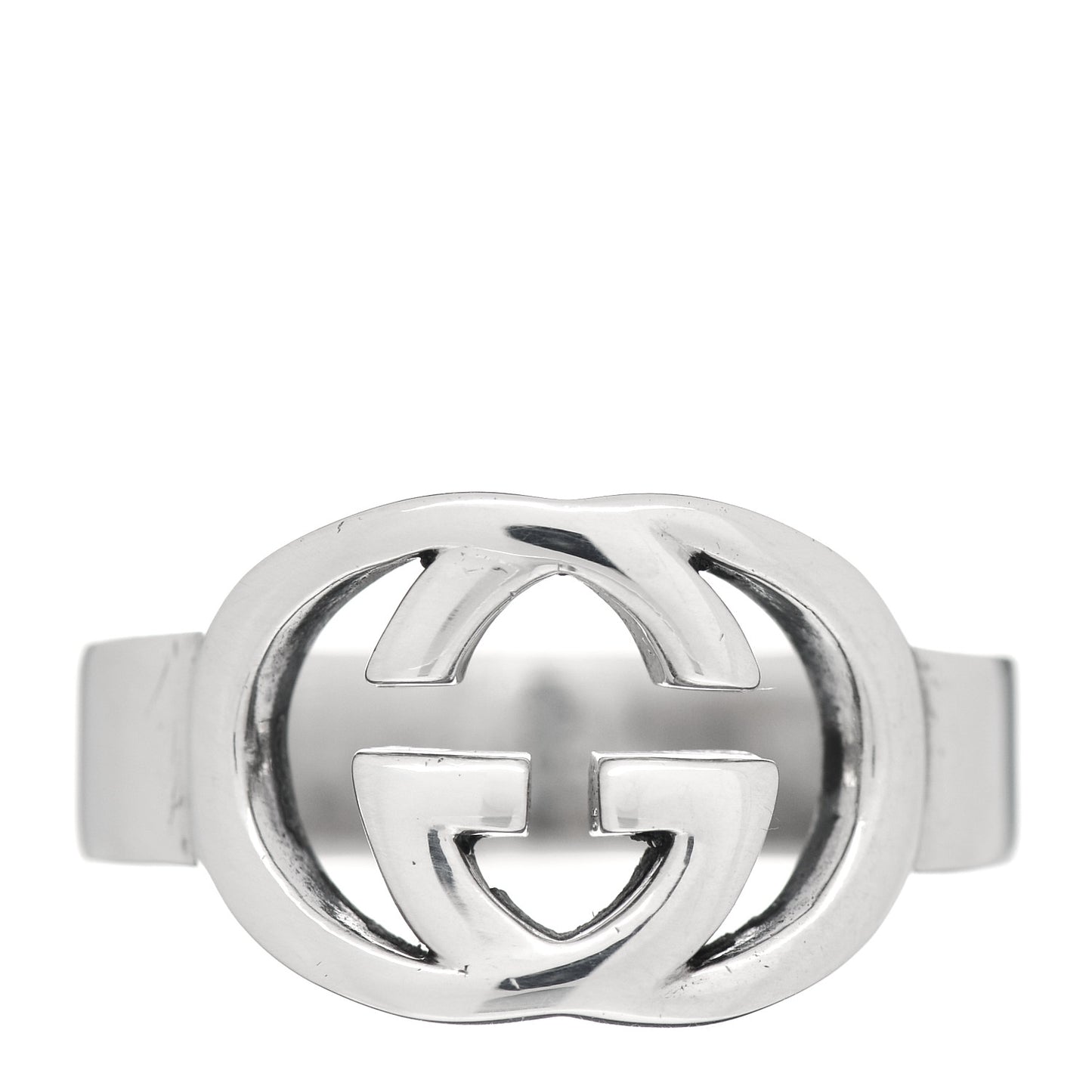 Sterling Silver Interlocking G Ring 51 5.75