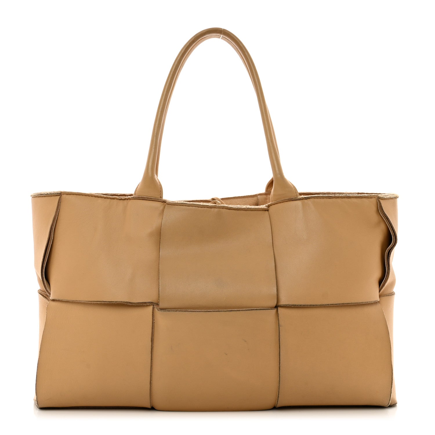 Bottega Veneta Nappa Maxi Intrecciato Medium Arco Tote Almond 1 of 11