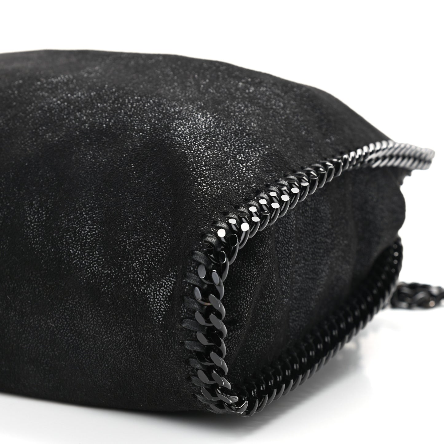 Shaggy Deer Small Falabella Tote Black