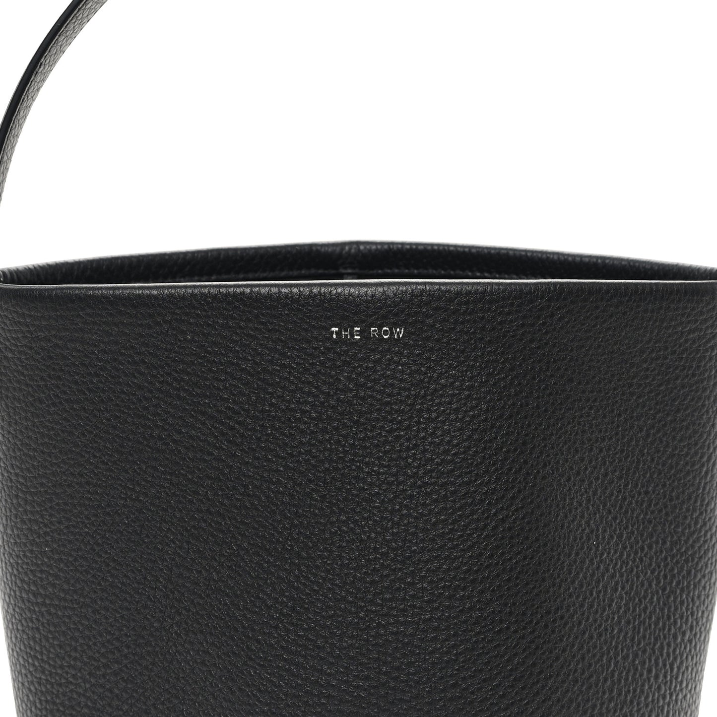 Grained Calfskin Small N/S Park Tote Black