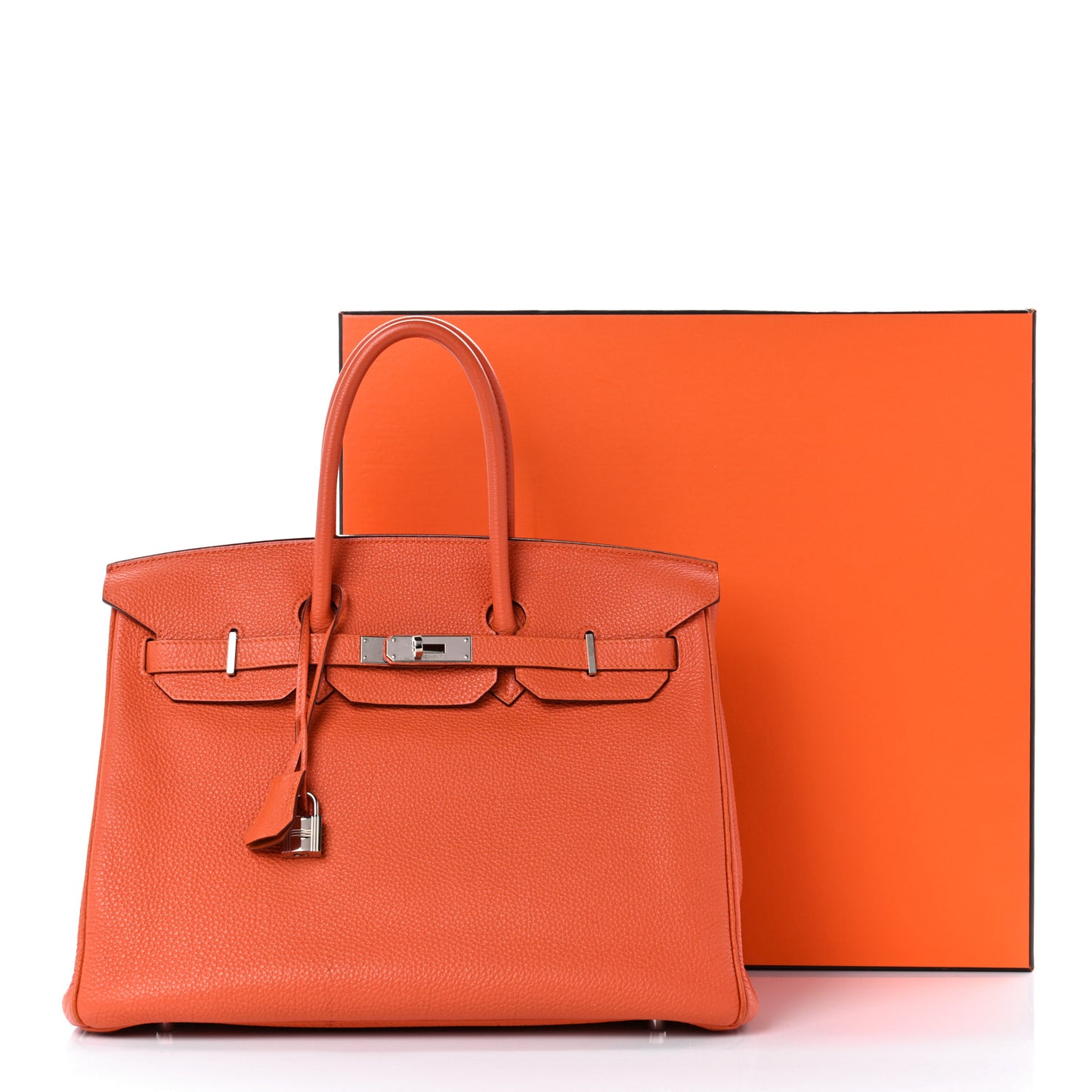 Togo Birkin 35 Orange