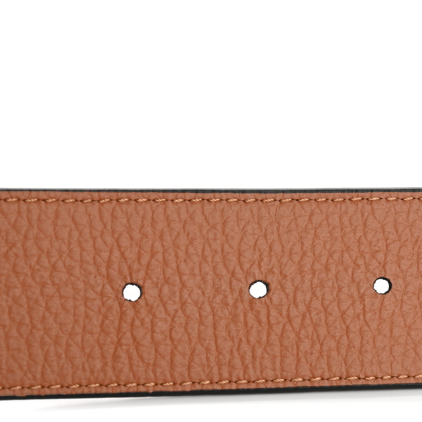 Taurillon Calfskin 30mm LV Initiales Reversible Belt 110 44 Black