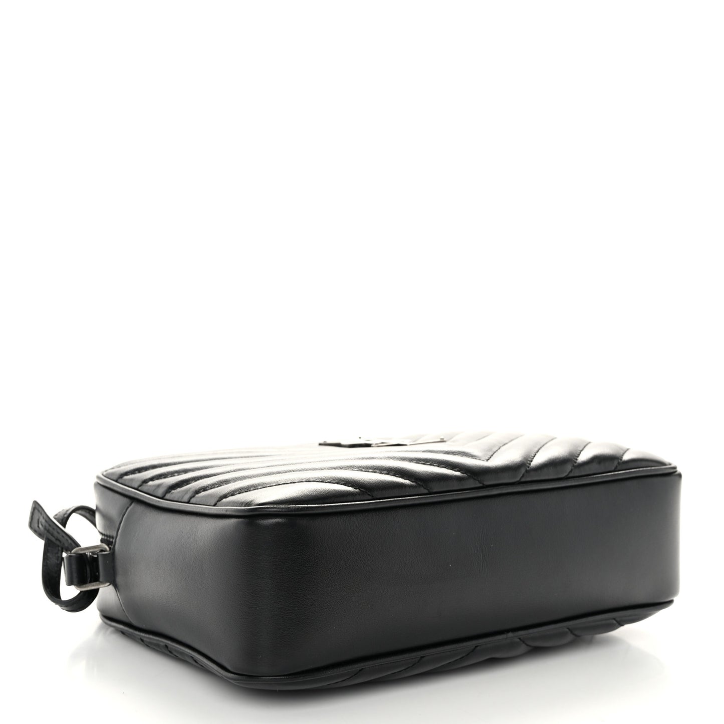 Calfskin Matelasse Monogram Lou Camera Bag Black
