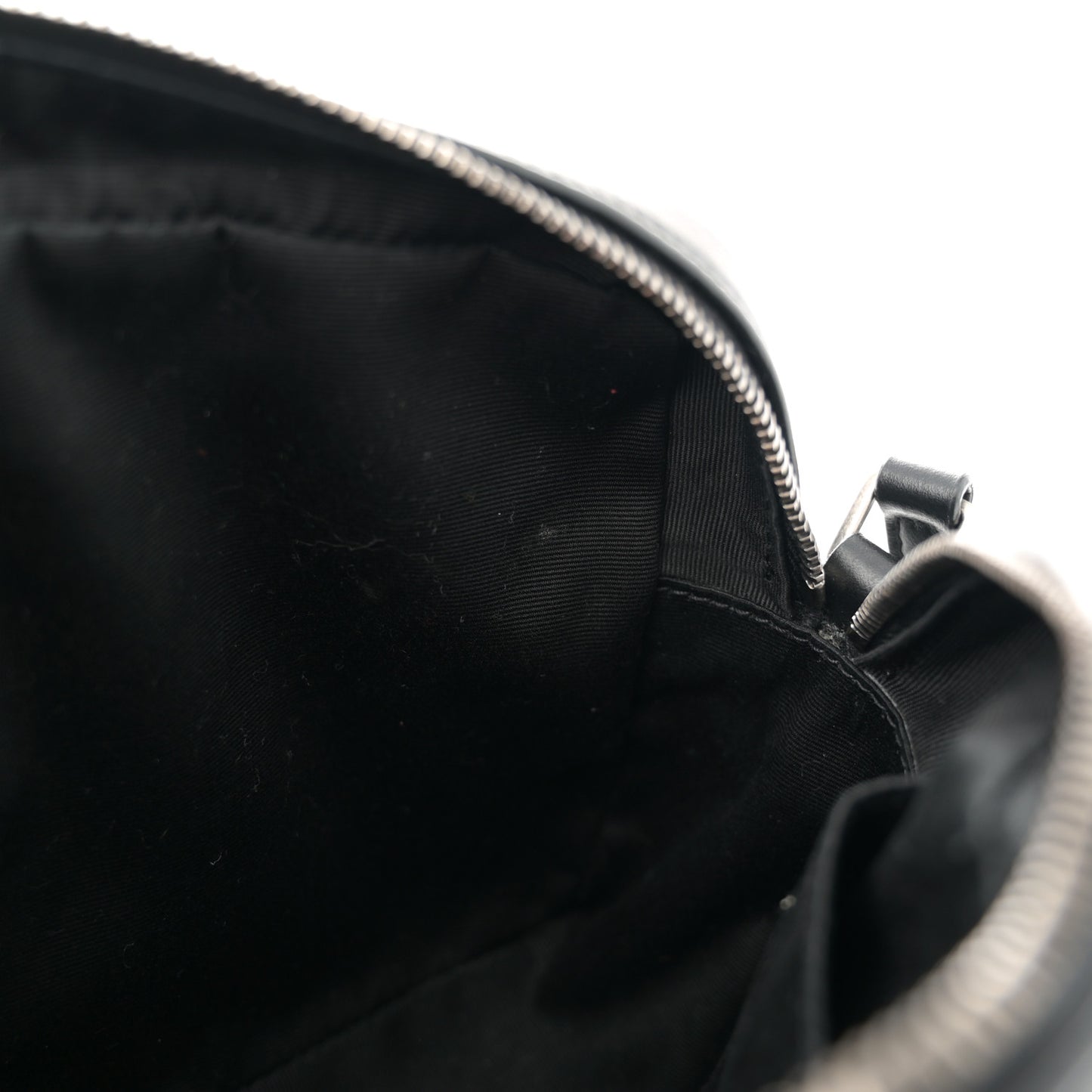 Calfskin Matelasse Monogram Lou Camera Bag Black