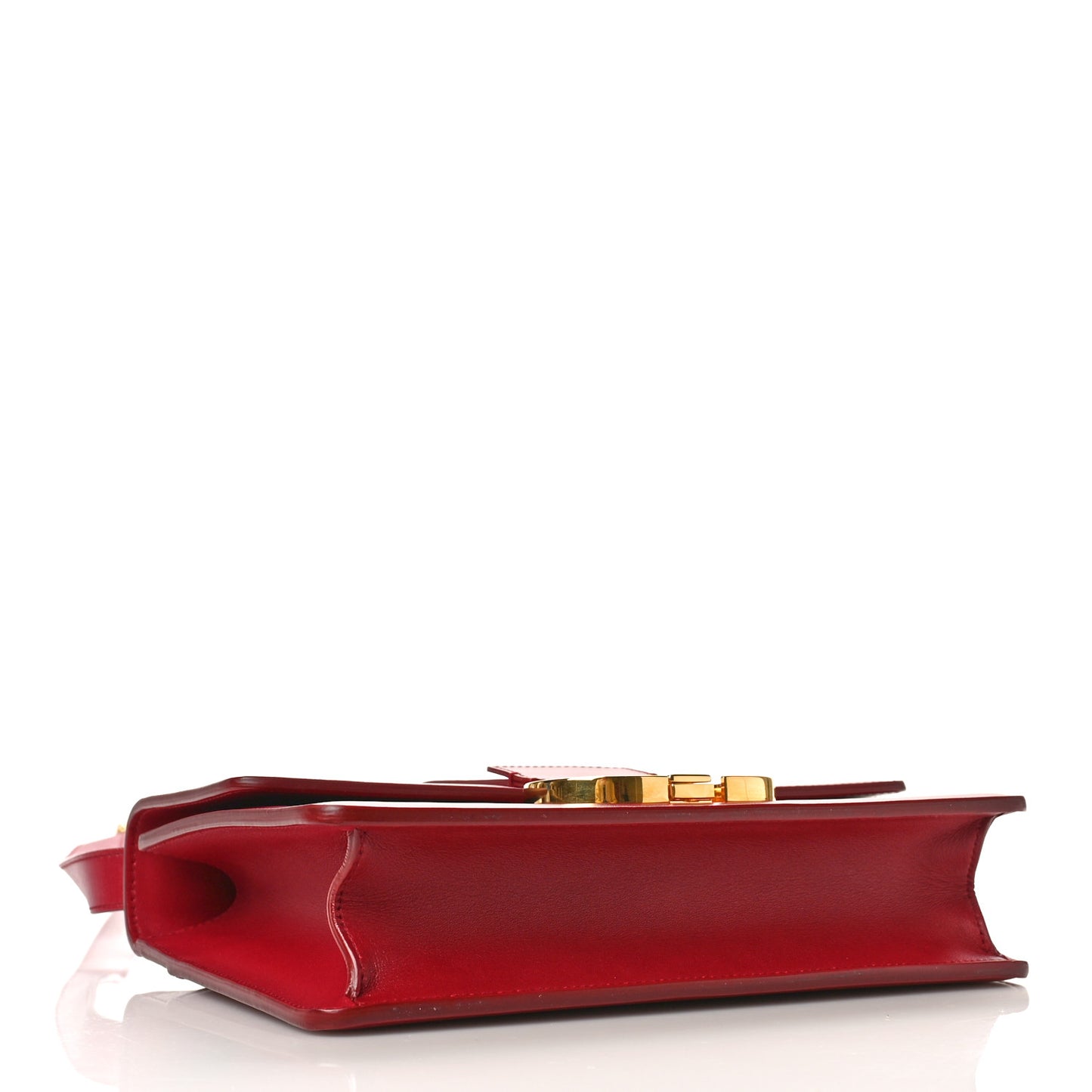 Smooth Calfskin 30 Montaigne Flap Bag Red