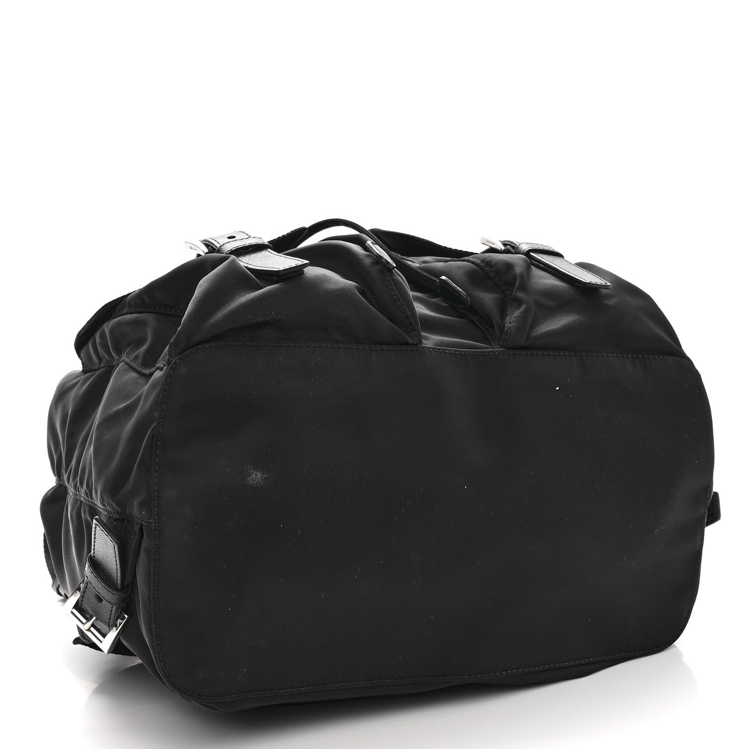 Prada Tessuto Nylon Saffiano Medium Backpack Black 4 of 10