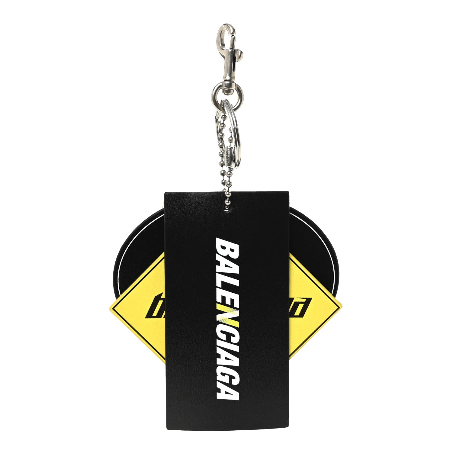 小物 BALENCIAGA KEYRING 3 TAGS CHARM Balenciaga Calfskin 3 Tag Charm Key Holder Multicolor 1844825