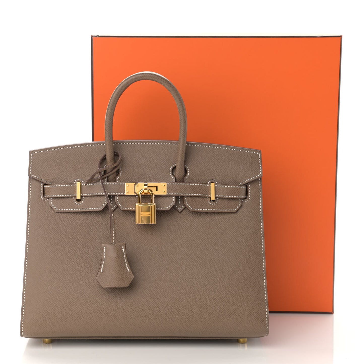 Epsom Birkin Sellier 25 Etoupe