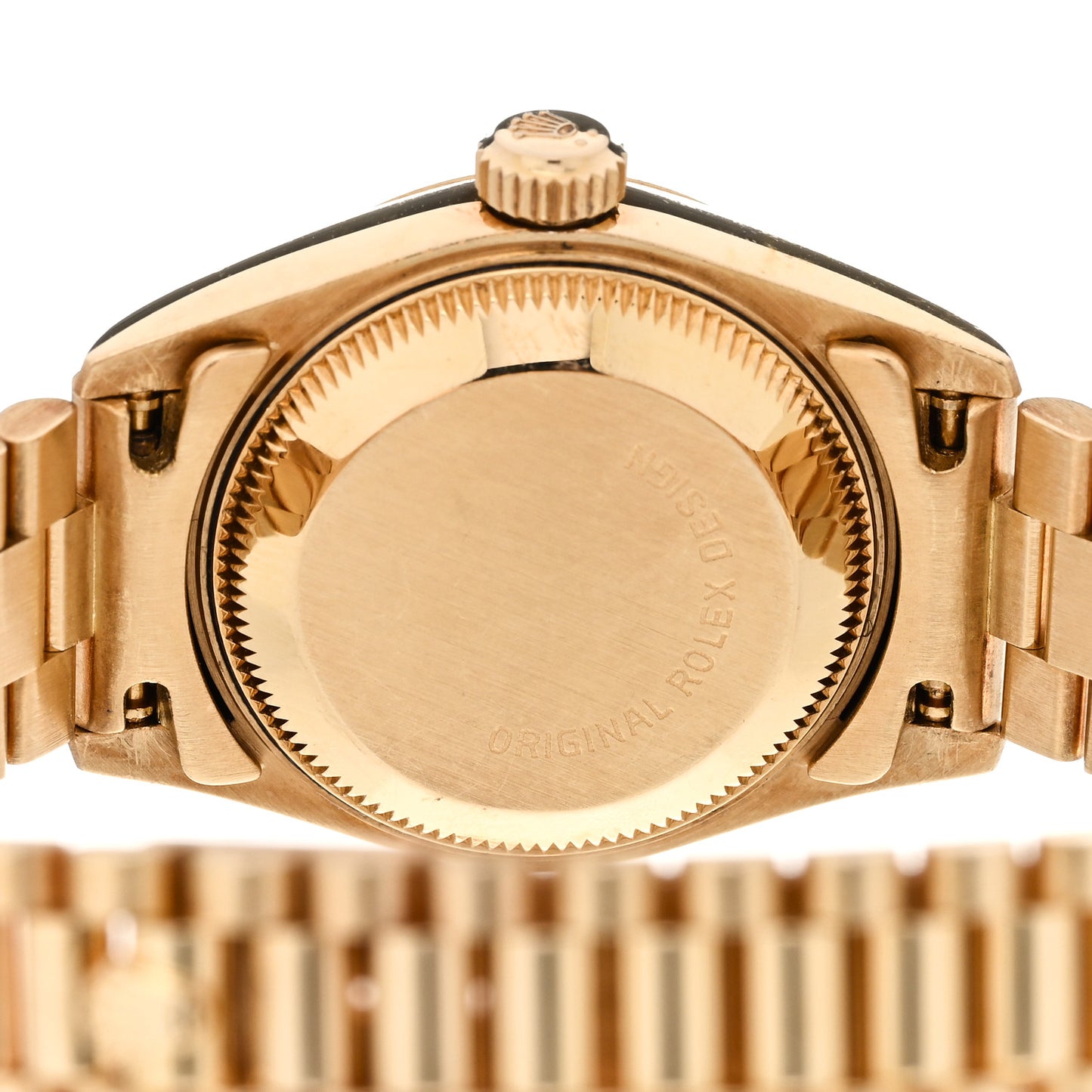 18K Yellow Gold Diamond 26mm Datejust President Watch Champagne 69178