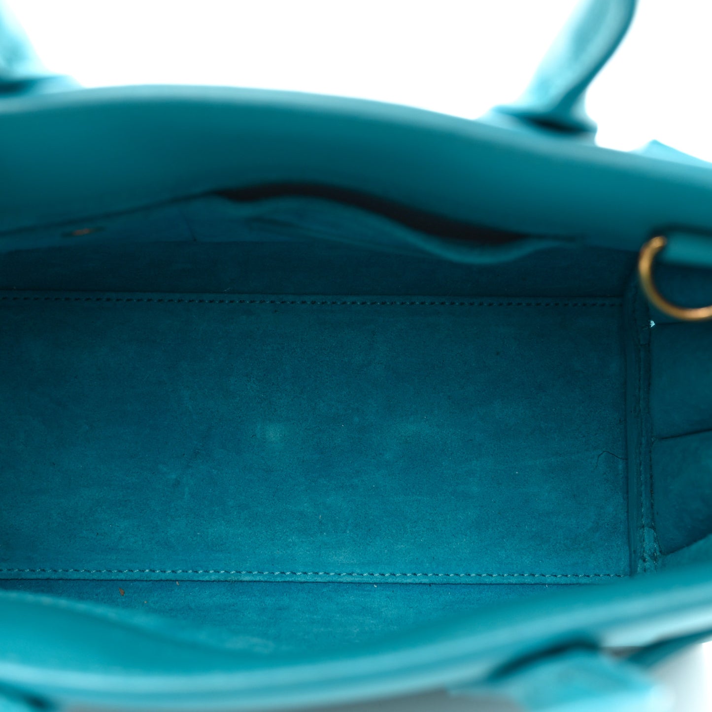 Calfskin Nano Sac De Jour Turquoise