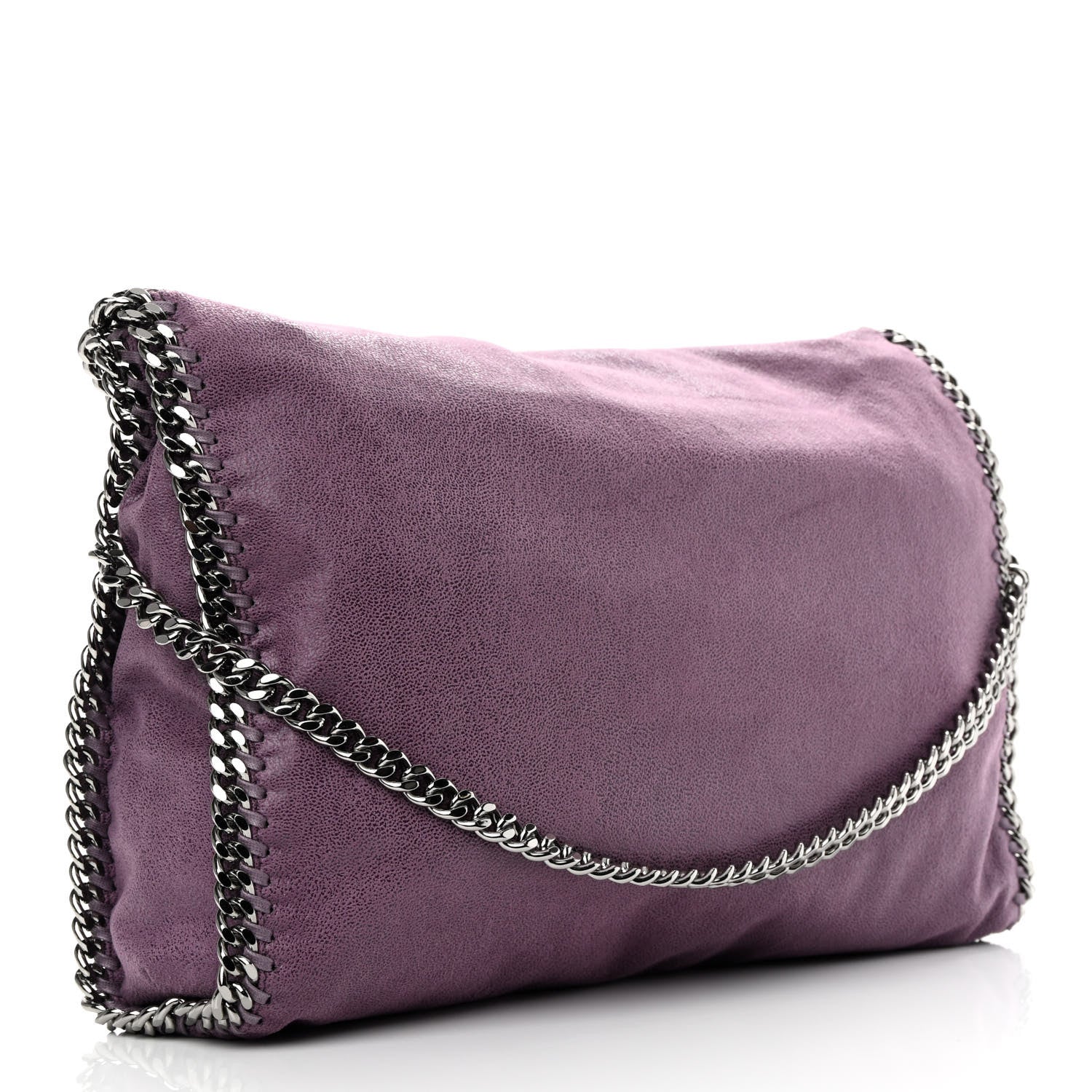 Stella McCartney Shaggy Deer Falabella Fold Over Tote Amethyst 3 of 10