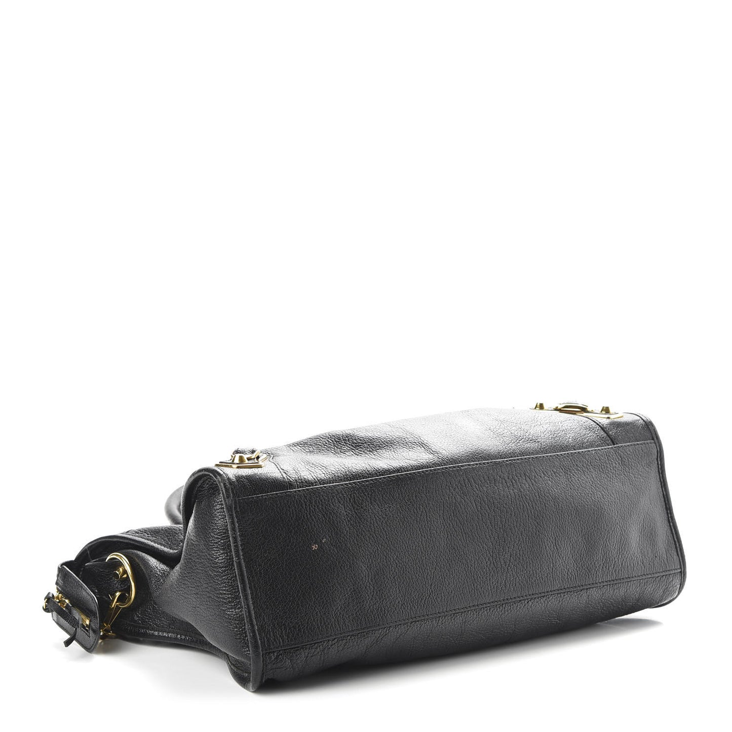 Chevre Gold Metallic Edge Hardware City Black