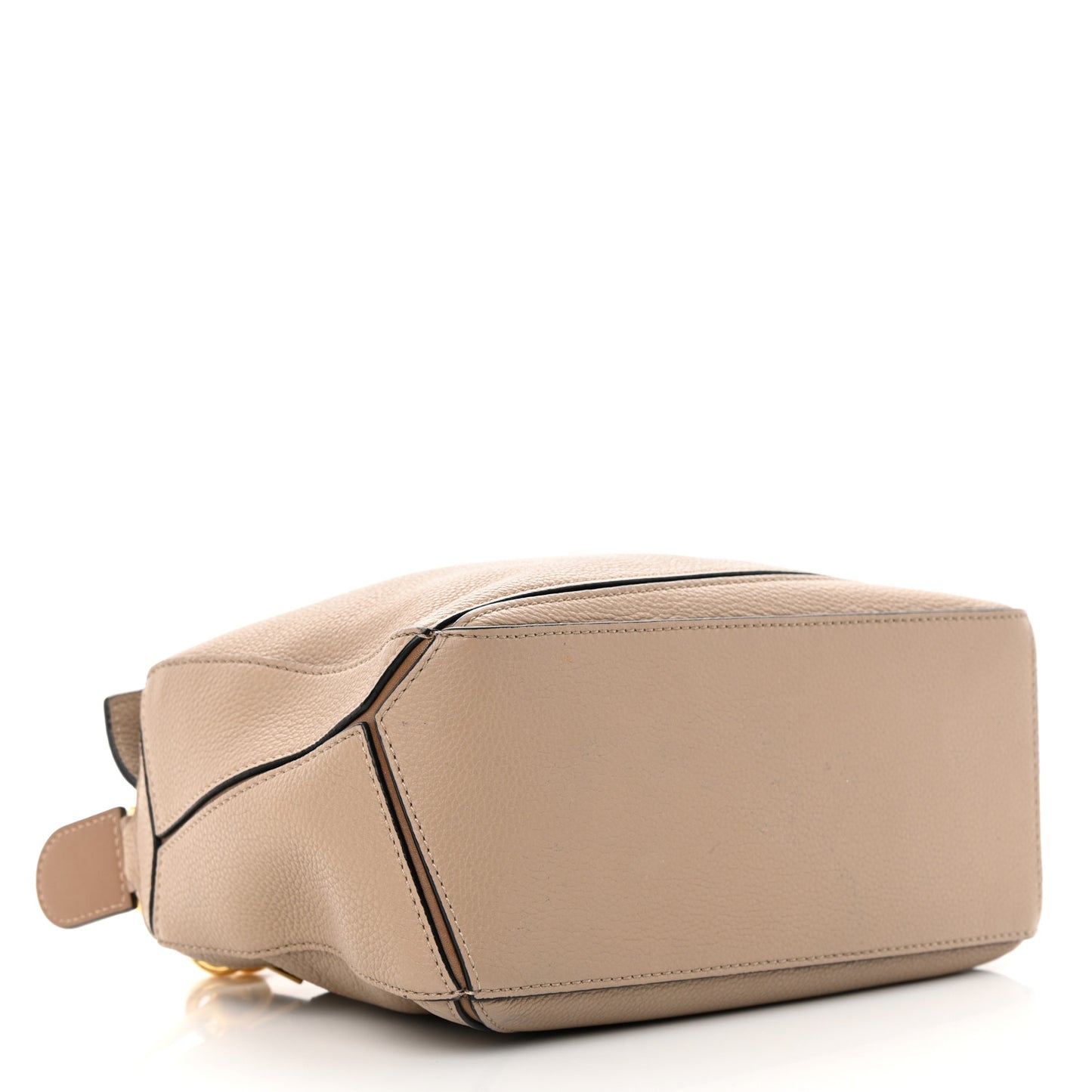 Grained Calfskin Small Puzzle Bag Sand Mink