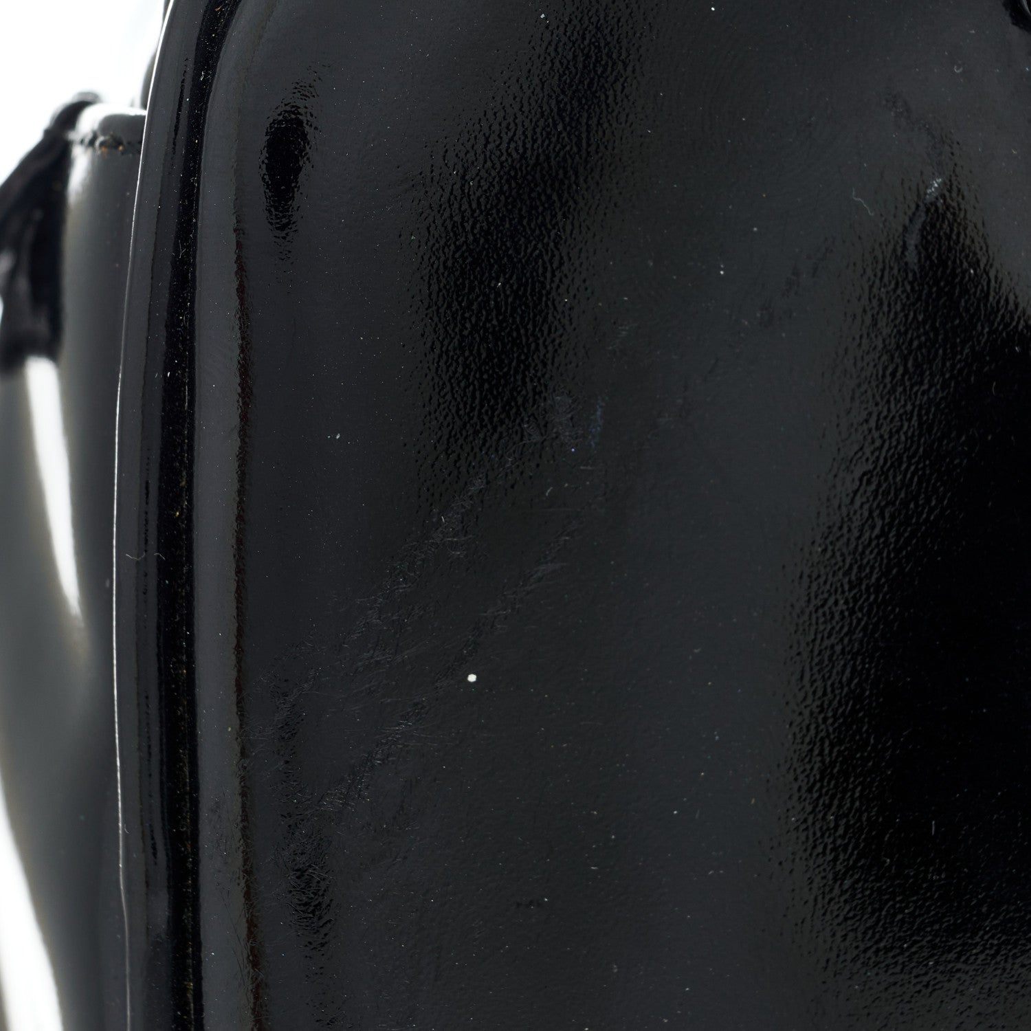 Chanel Patent Vanity Cosmetic Case Black 9 of 11