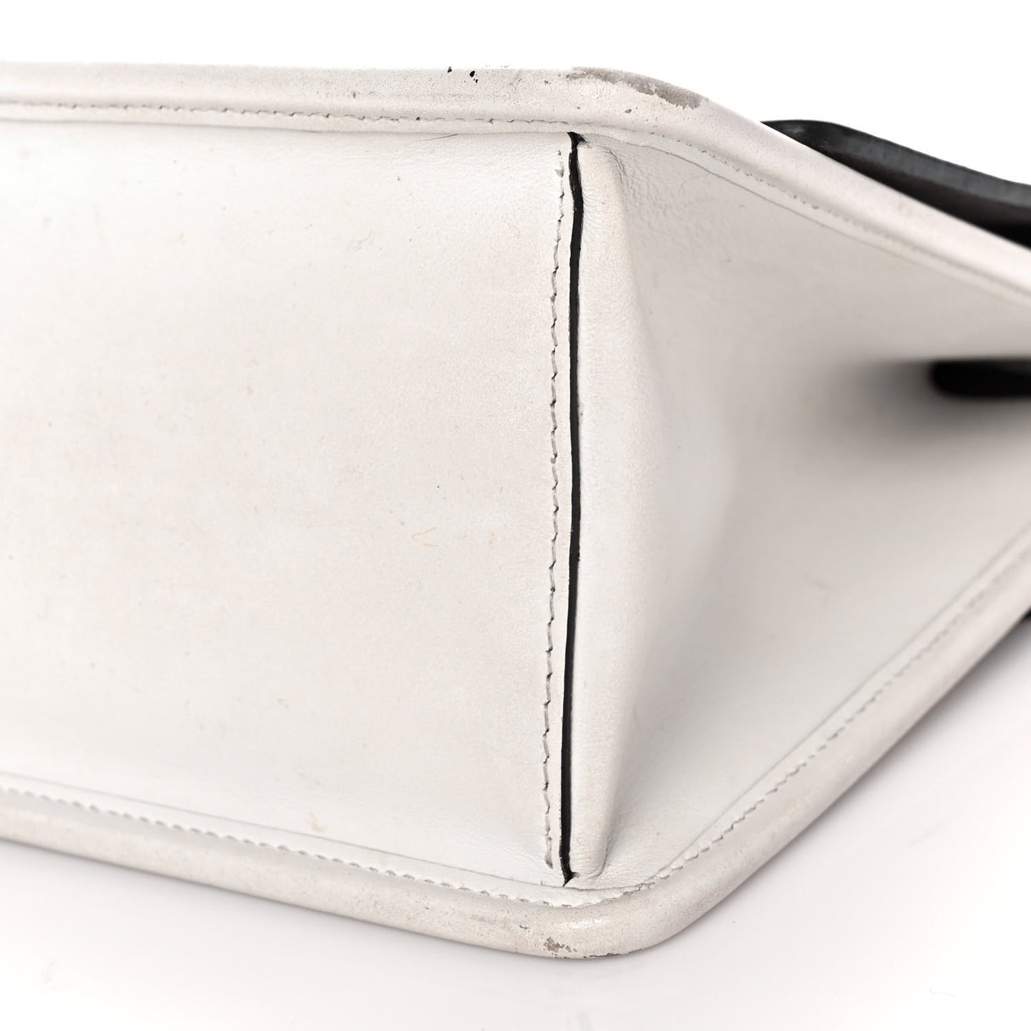 Vitello Century Opaco F is Fendi Kan I Shoulder Bag White Ice