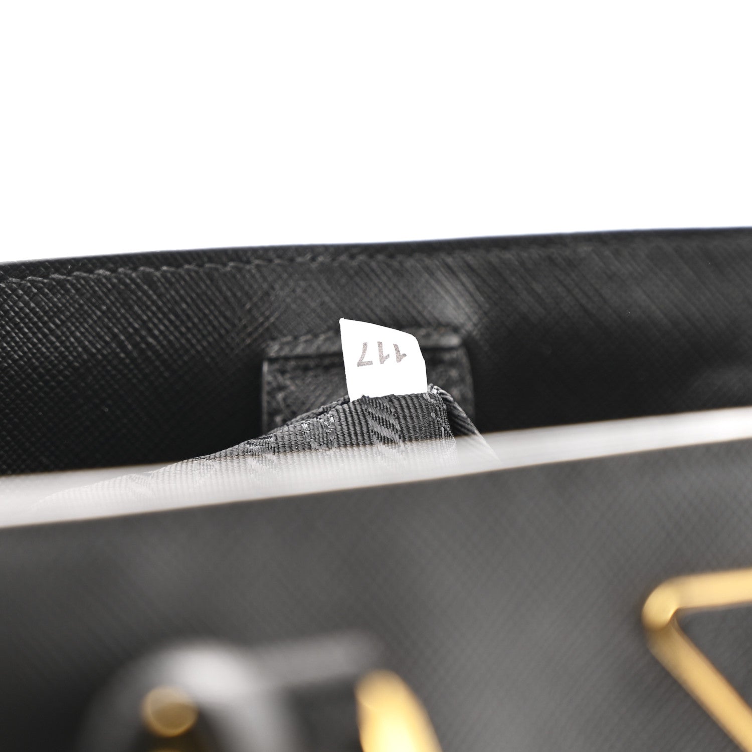 Prada Saffiano Lux Medium Tote Black 8 of 11