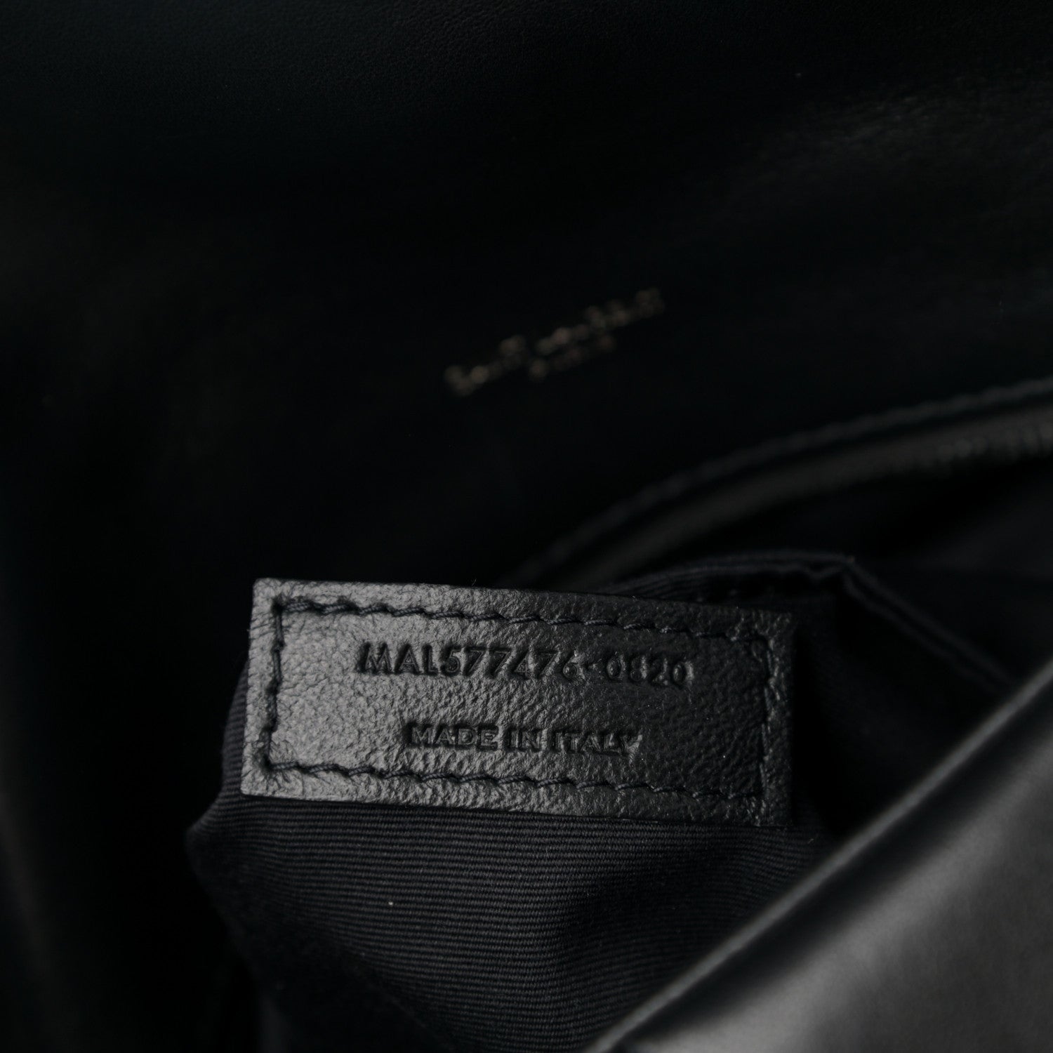Saint Laurent Lambskin Quilted Small Loulou Puffer Monogram Chain Satchel Black 7 of 10