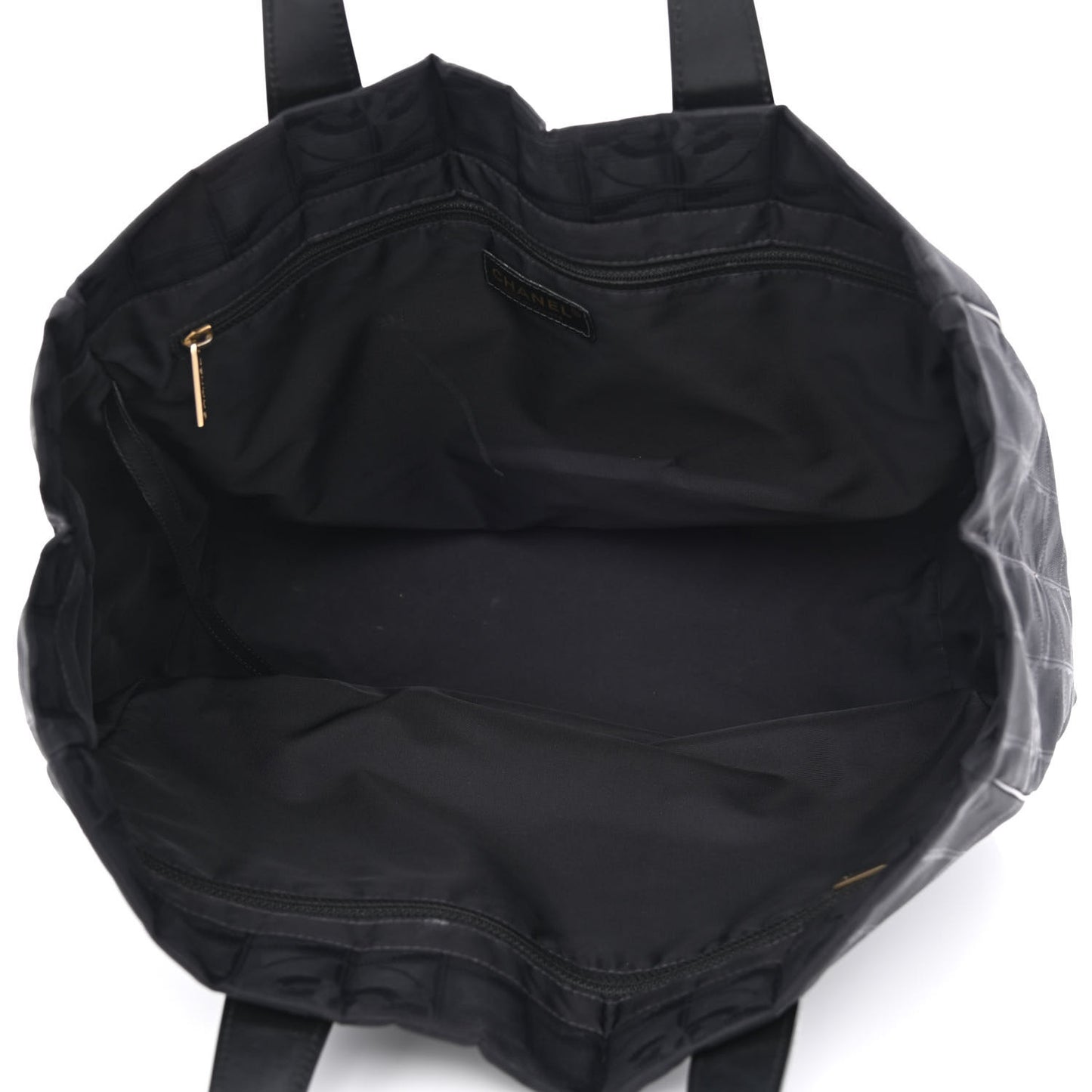 Nylon Medium Travel Tote Black