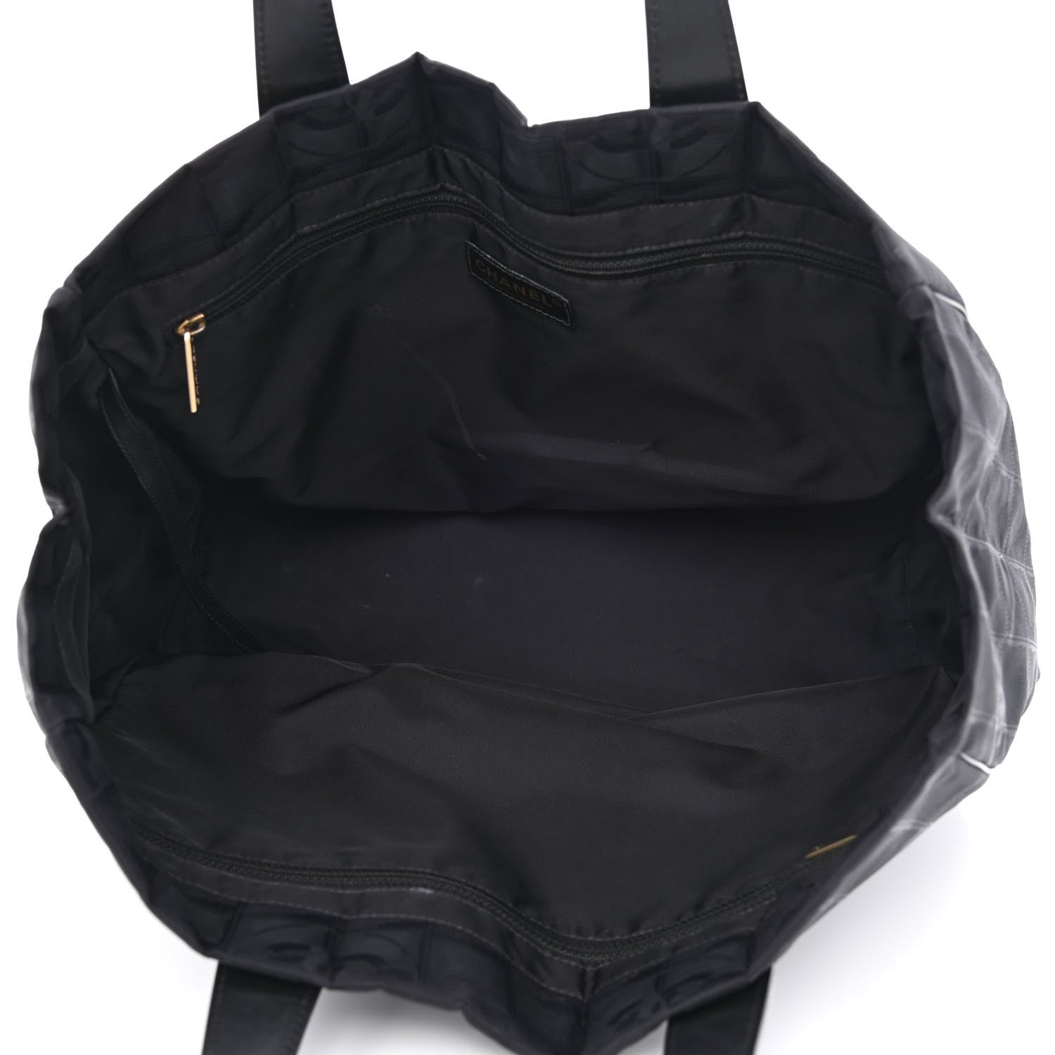 Chanel Nylon Medium Travel Tote Black 6 of 15