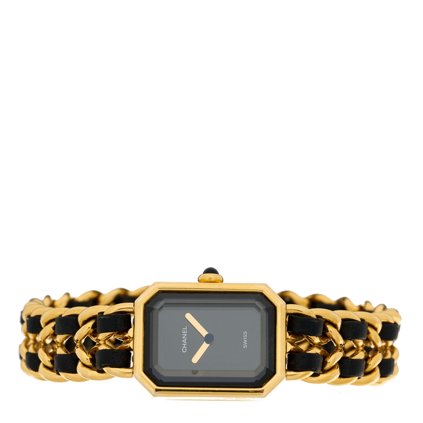 Stainless Steel Lambskin 20mm Chain Premiere Quartz Watch Gold XL