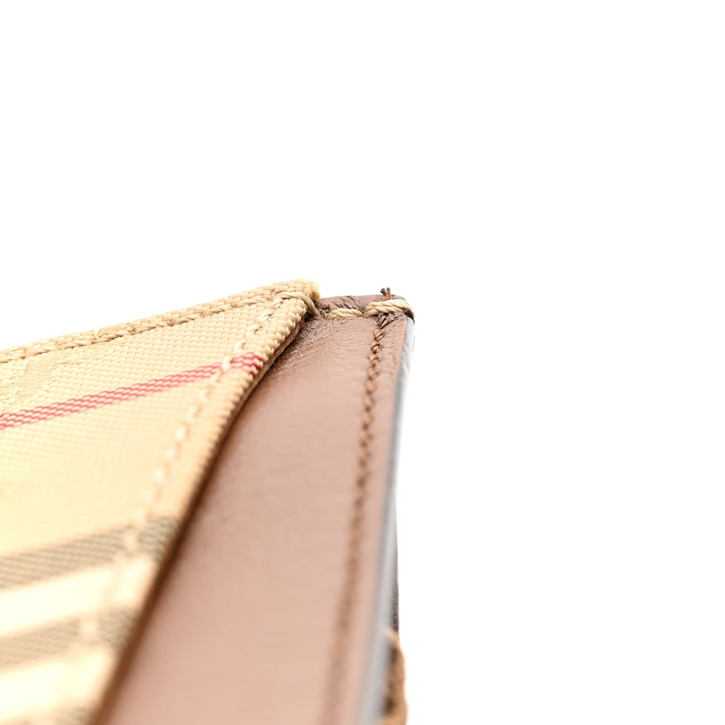 Calfskin Horseferry Check Henley Wallet On Chain Tan