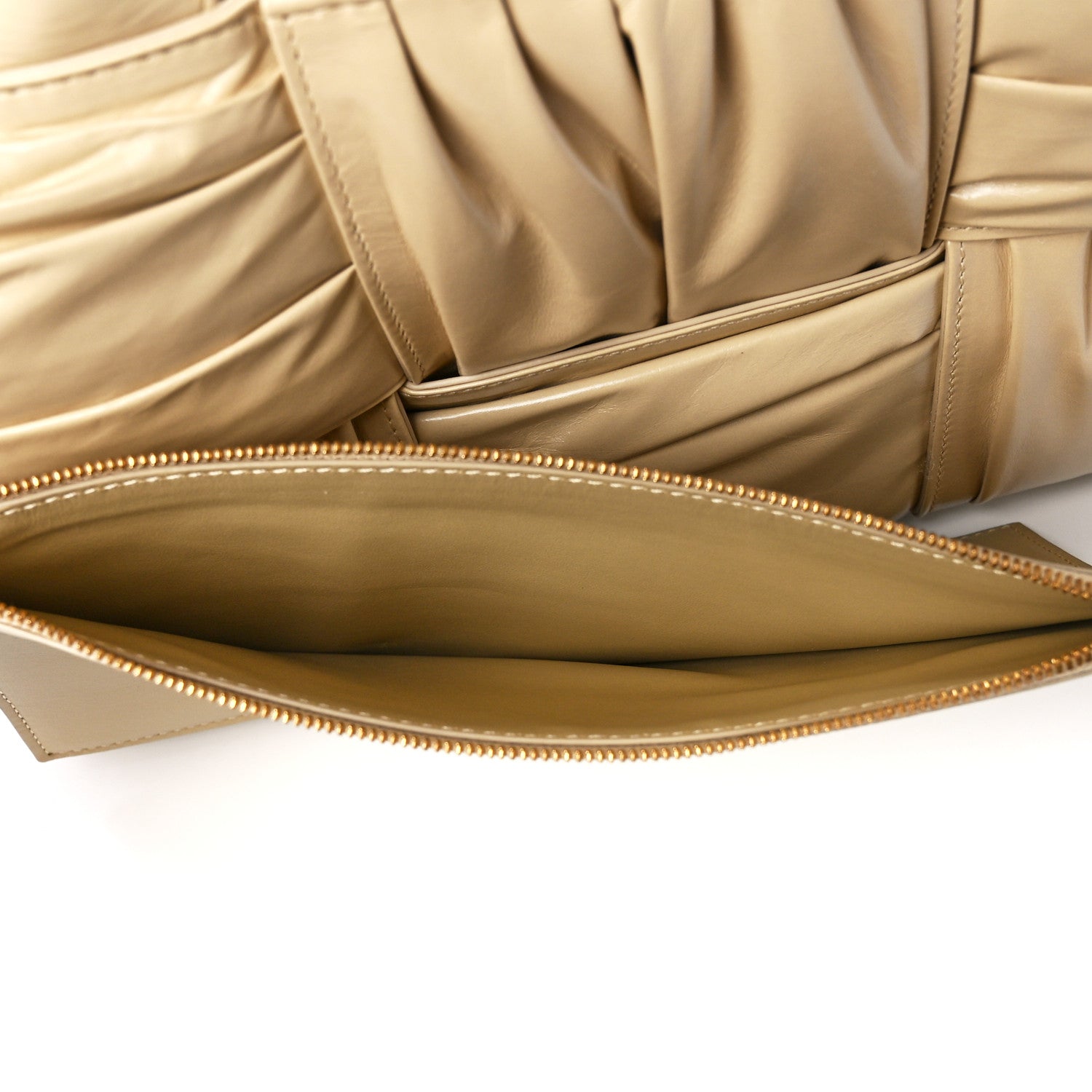 Bottega Veneta Foulard Intrecciato Pleated Medium Arco Tote Porridge 7 of 12