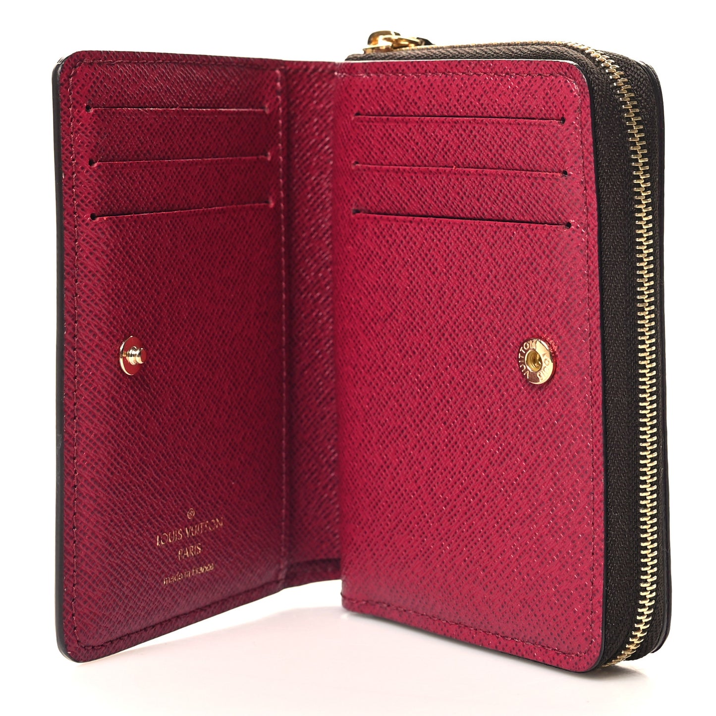 Monogram Lou Zippy Compact Wallet Red