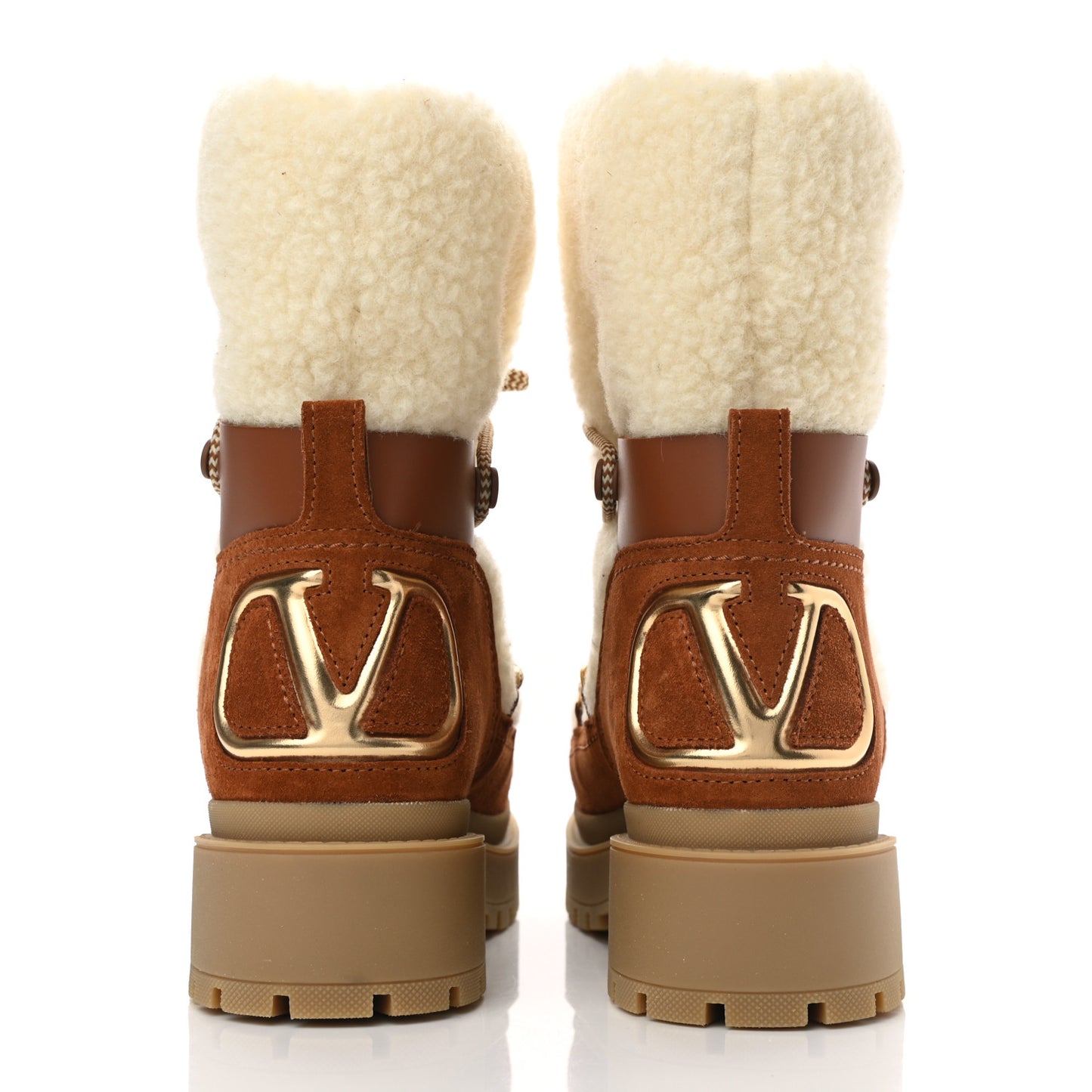 Suede Shearling Vlogo Trekkgirl 25/40mm Boots 38.5 Selleria