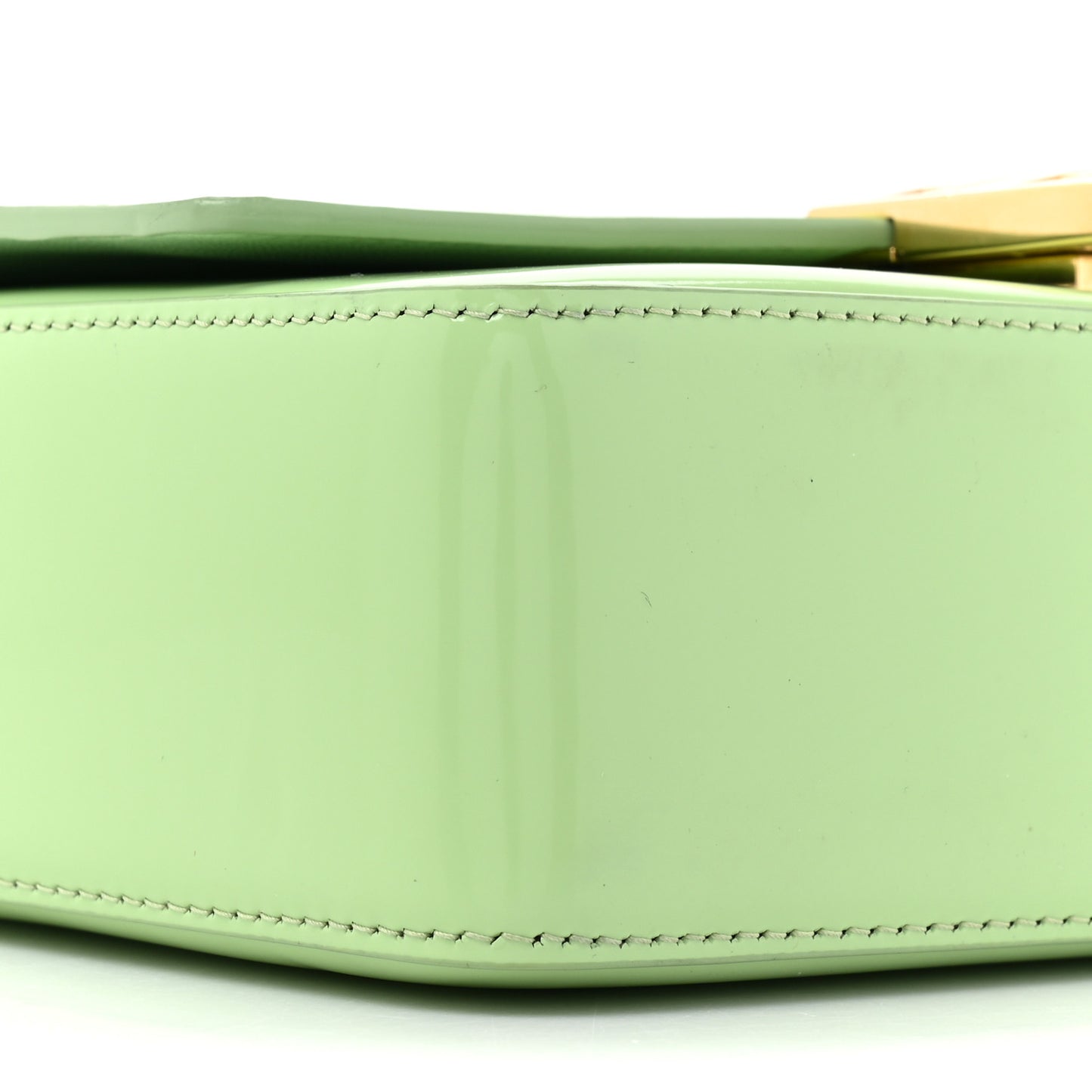 Box Calfskin Medium 4G Cube Chain Shoulder Bag Pistachio