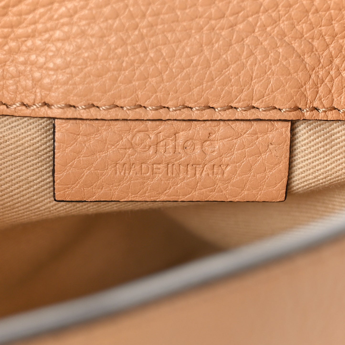 Suede Calfskin Mini Faye Backpack Blush Nude
