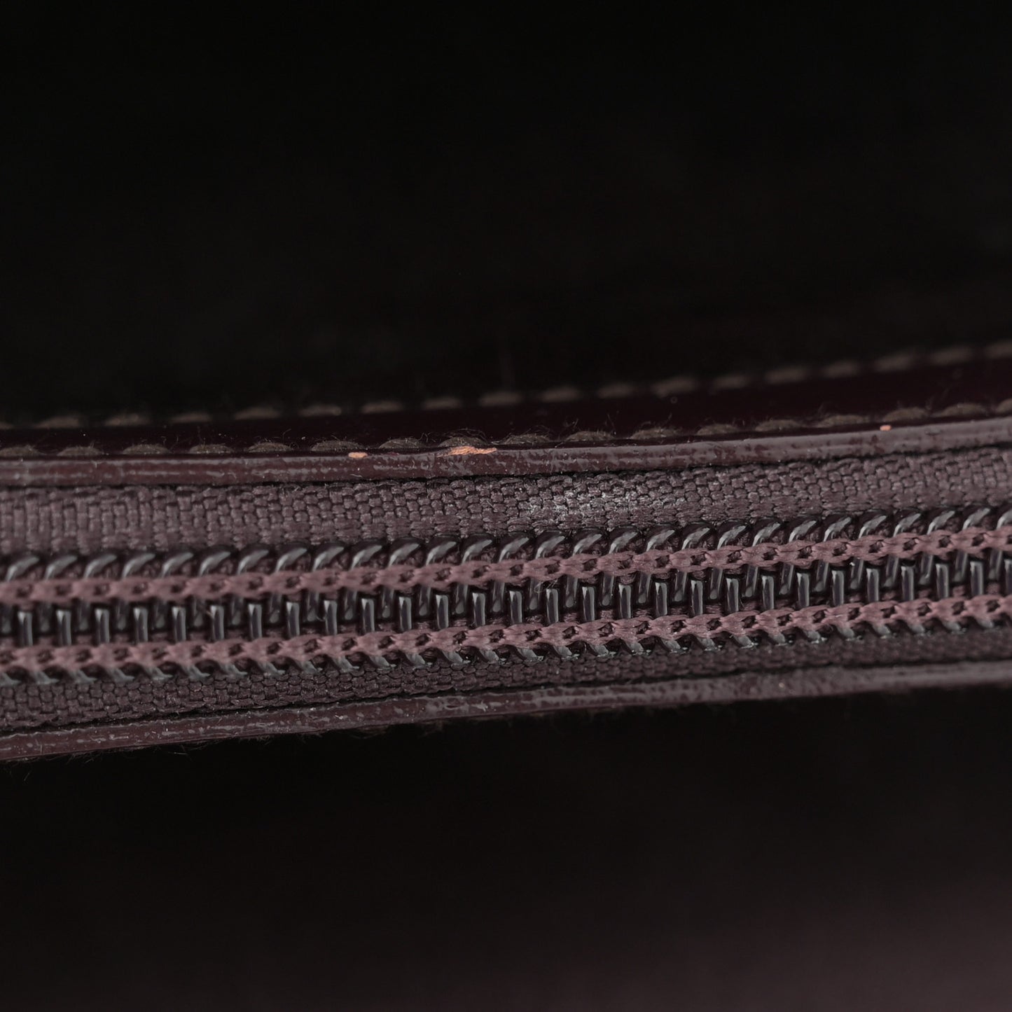Satin Bamboo Handle Bag Brown