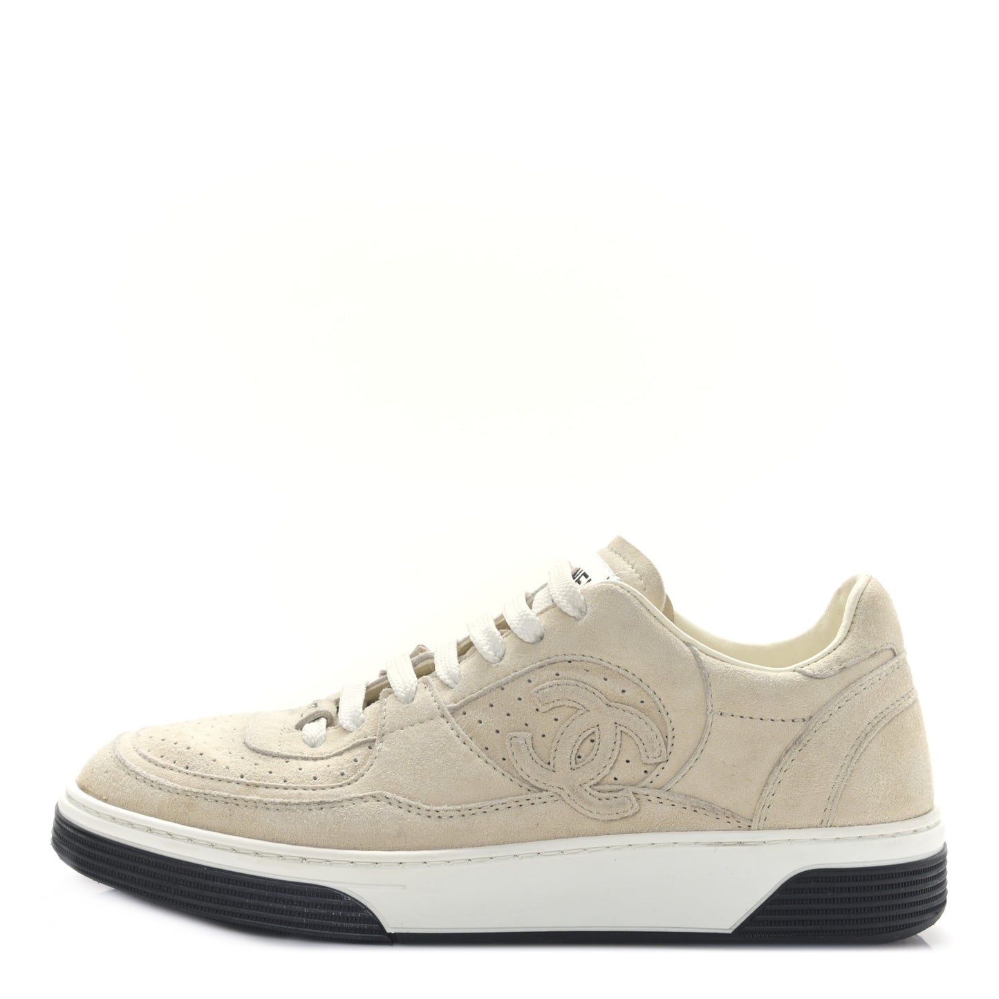 Suede Womens CC Sneakers 36 Beige
