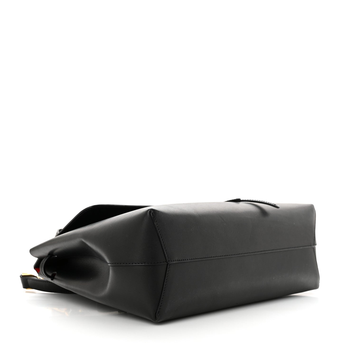Calfskin Lady Bag Black Flamma