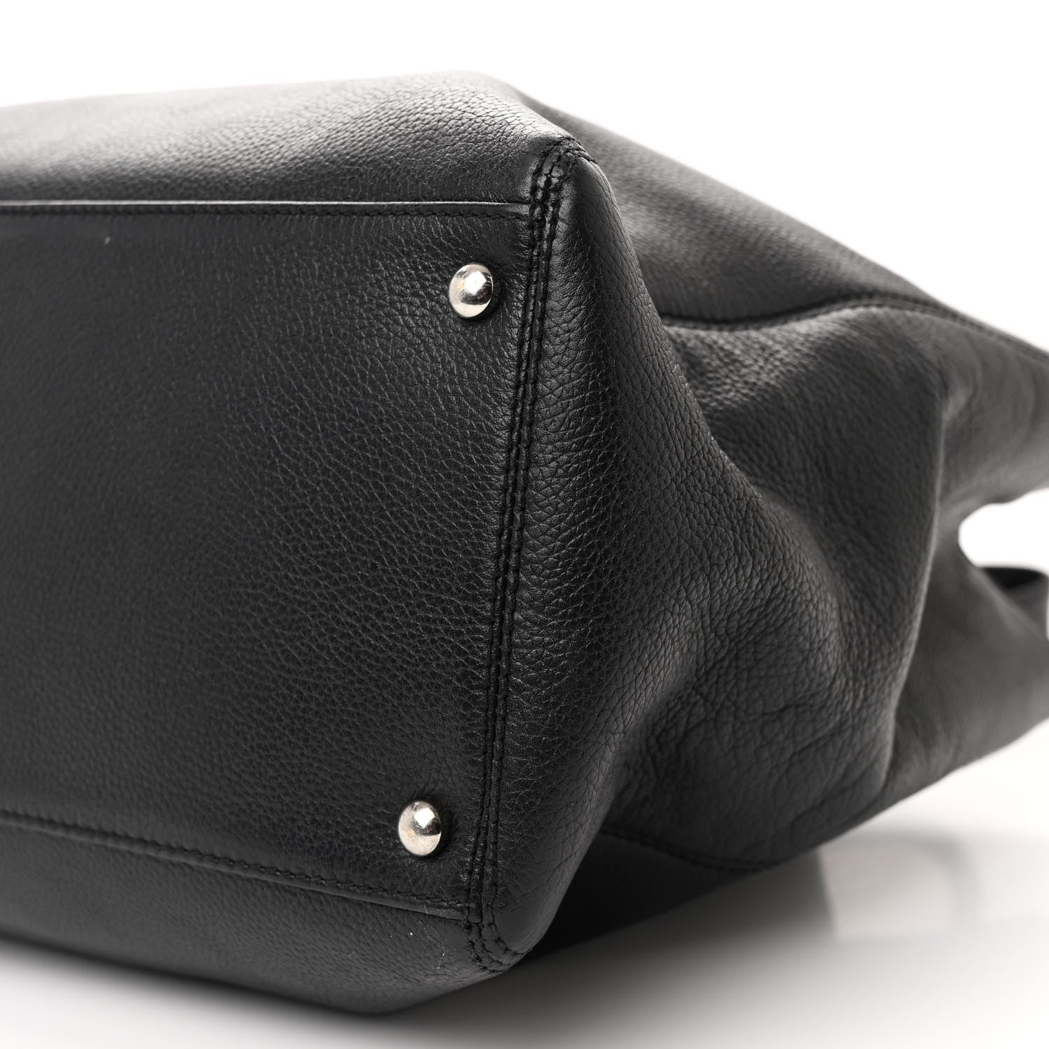 Chanel Calfskin Cerf Executive Shopper Tote Black 10 of 12
