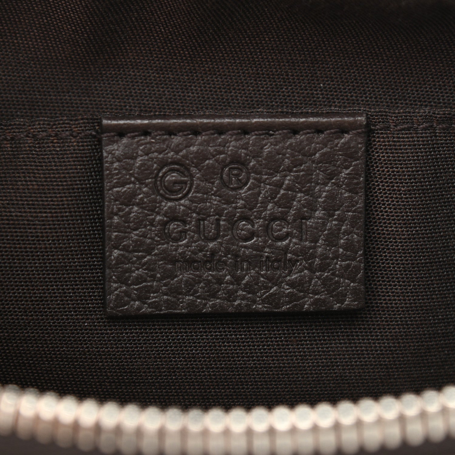 Gucci Monogram Belt Bag Dark Brown 6 of 10
