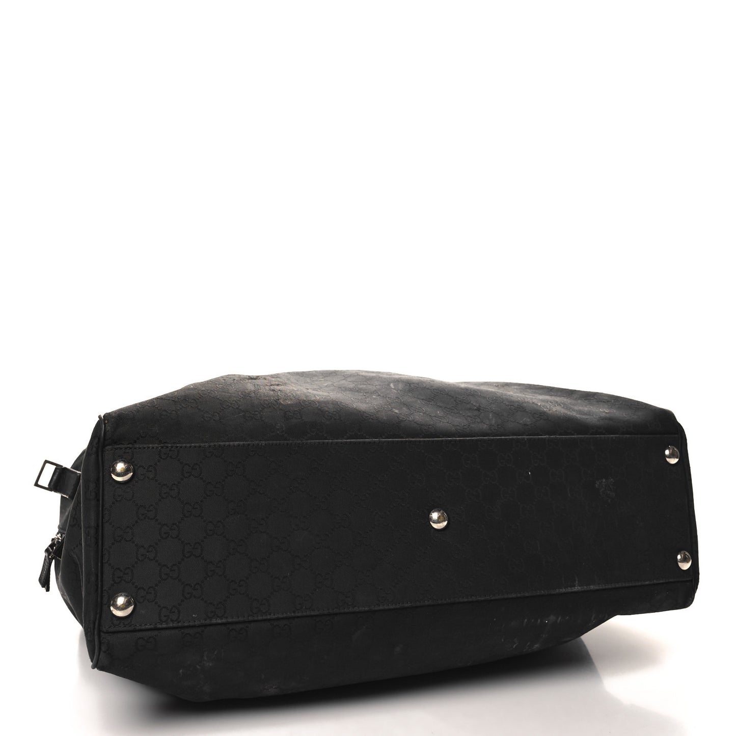 Nylon Monogram Large Duffle Bag Black