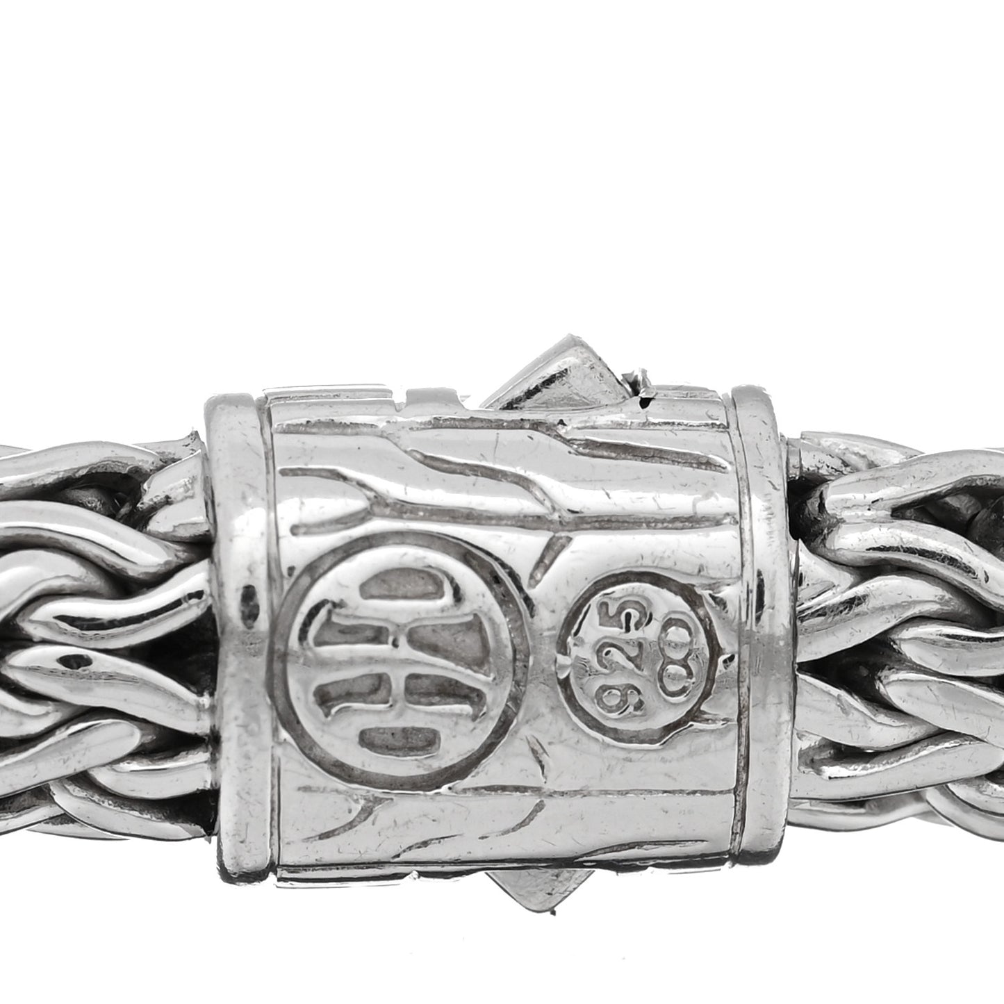 Sterling Silver Black Sapphire 6.5mm Classic Chain Bracelet