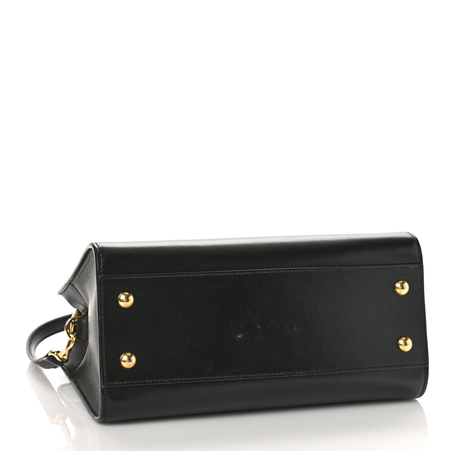 Calfskin Monogram Baby Cabas Black