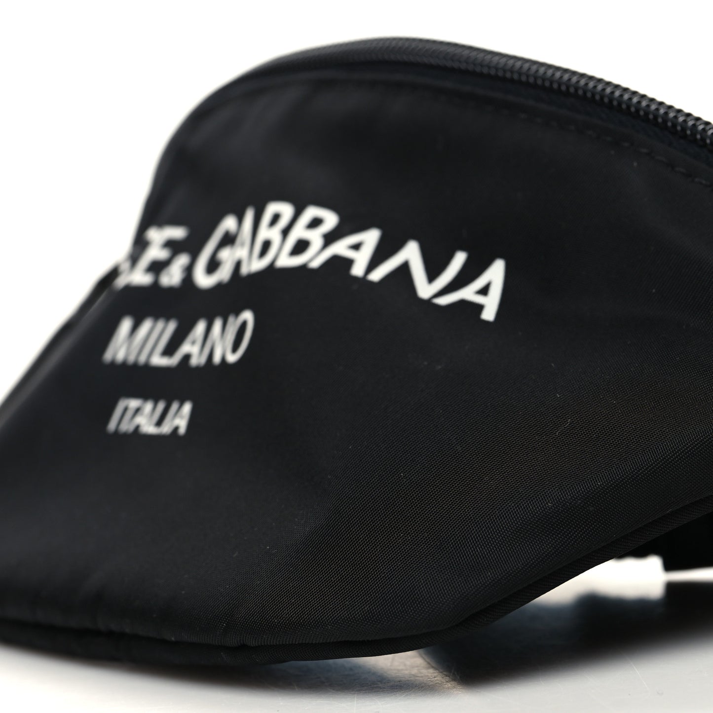Nylon Logo Belt Bag Black