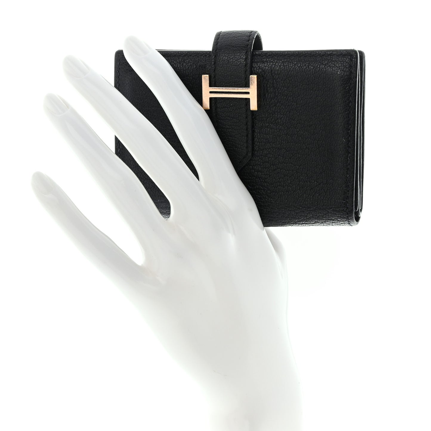 Chevre Mysore Mini Bearn Wallet Black