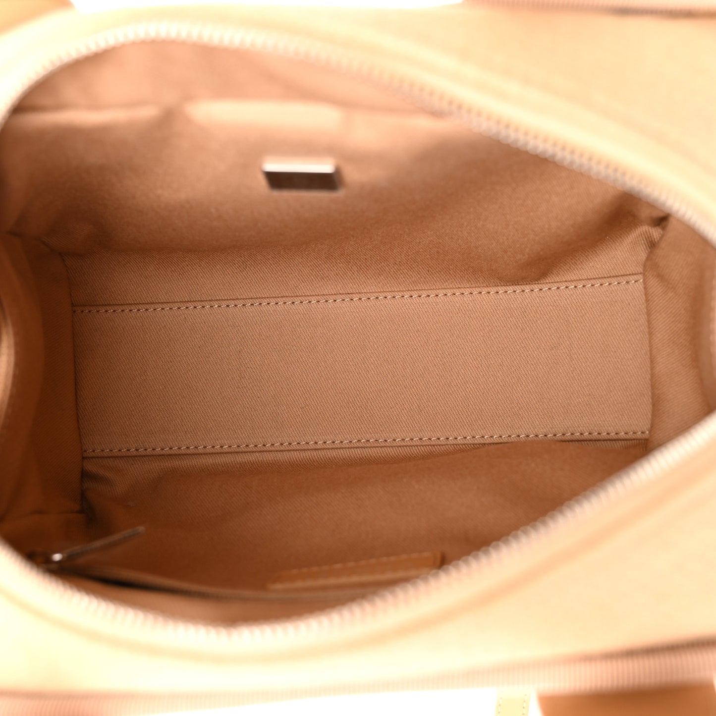 Denim Deauville Bowling Bag Beige