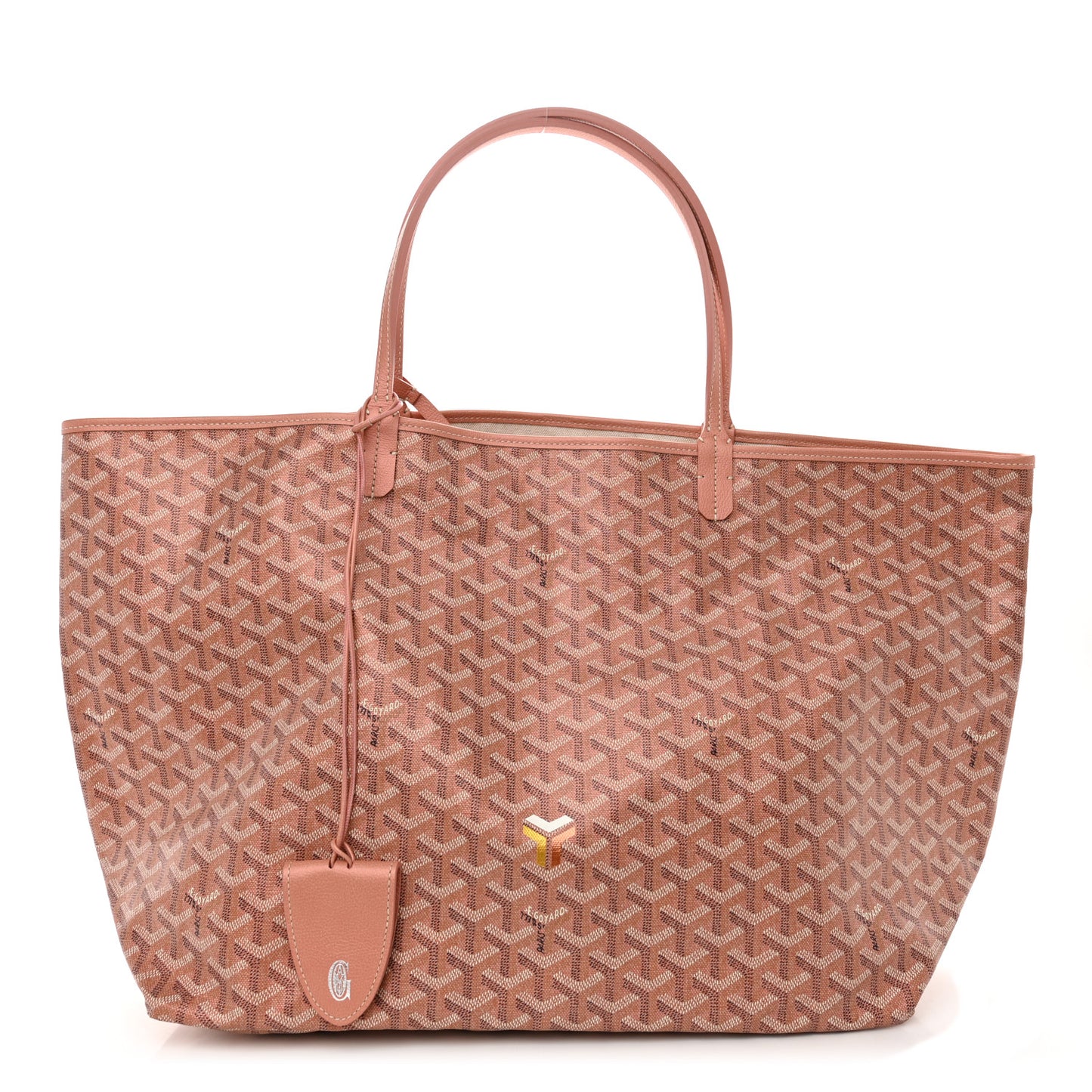 Iridescent Goyardine Saint Louis GM Pearly Coral