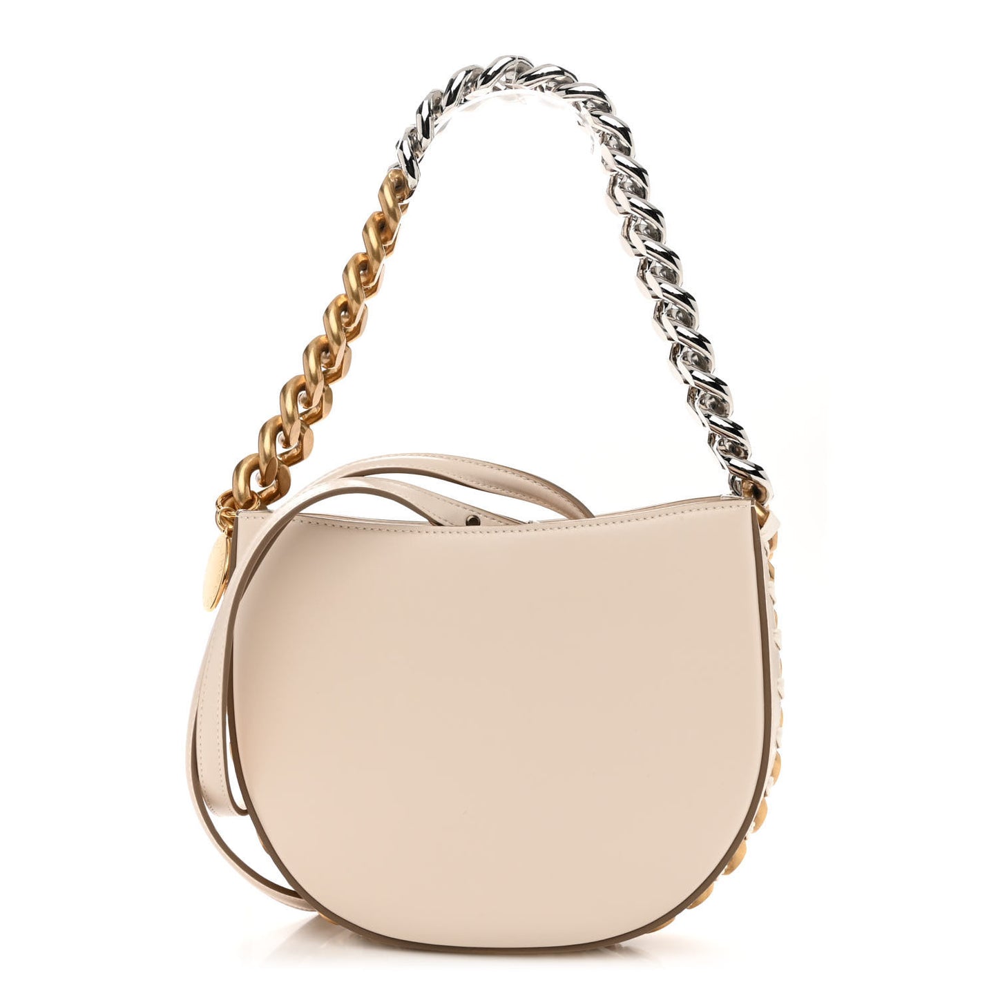 Eco Alter Nappa Small Frayme Shoulder Bag White